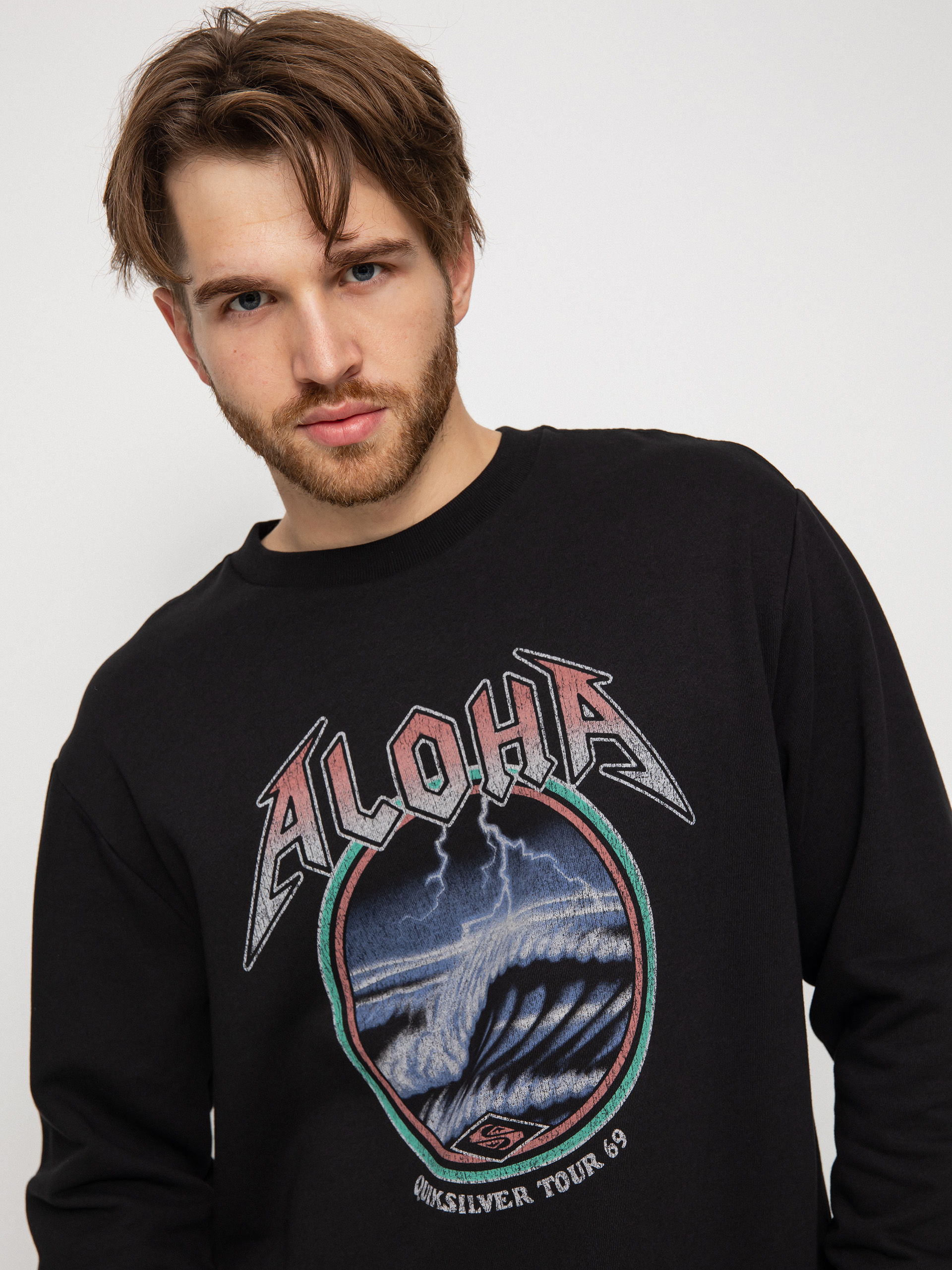 Quiksilver Rock Waves Pulóver (black)