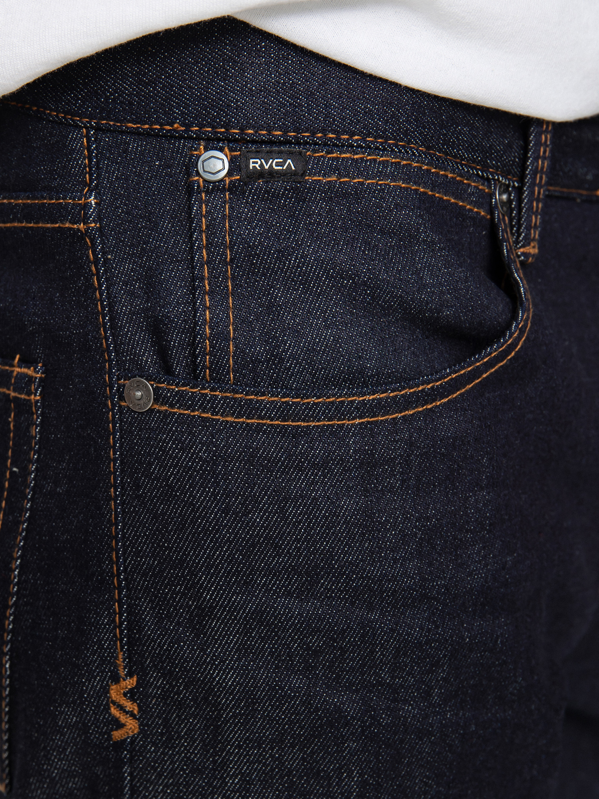 RVCA Weekend Denim Kisnadrág (dark indigo)