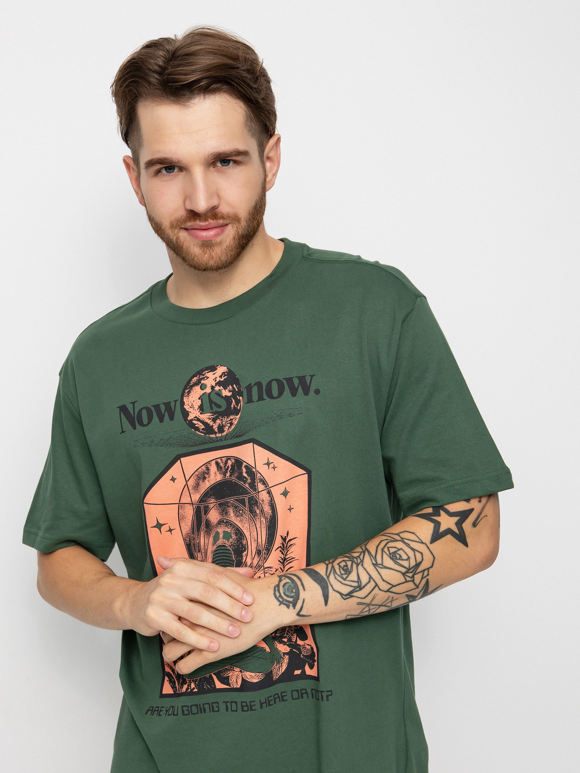 RVCA Now Is Now póló (forest)