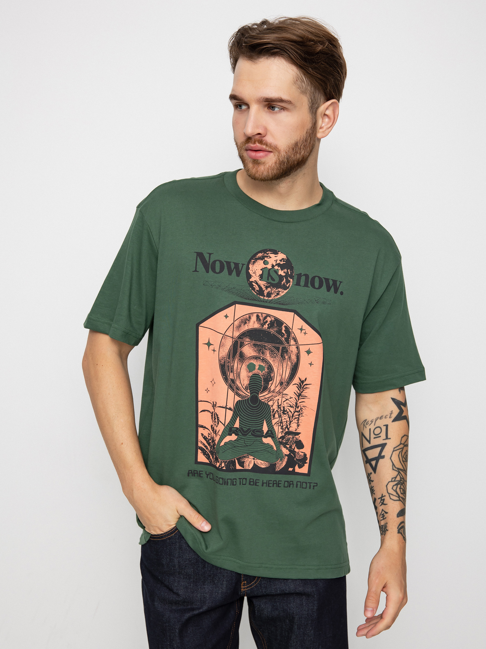 RVCA Now Is Now póló (forest)
