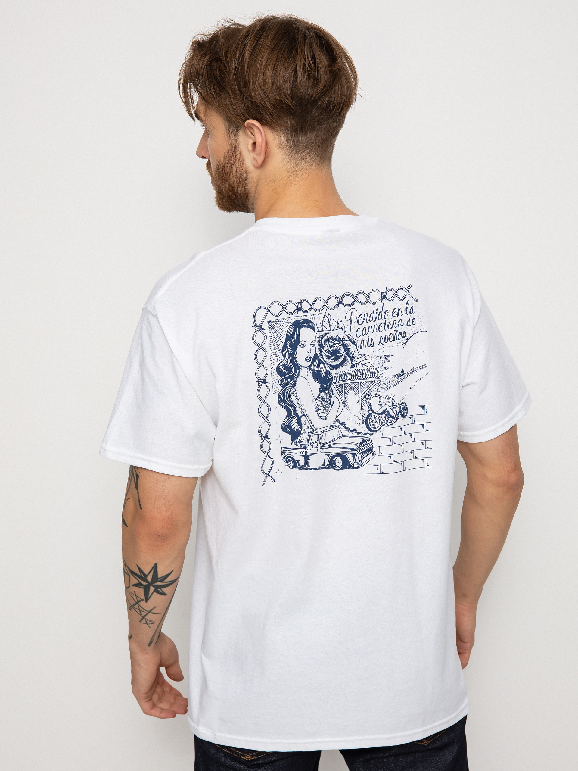 Brixton Lost Highway póló (white)