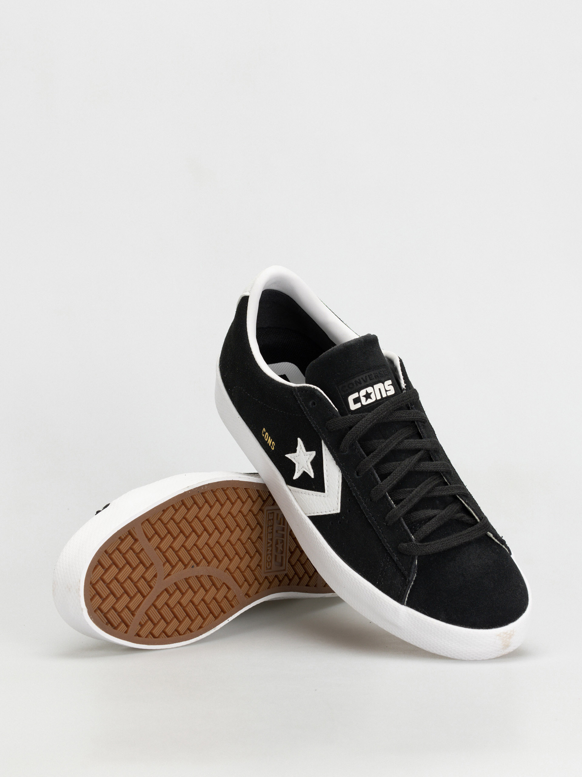 Converse Pro Leather Vulc Cipők (black/white)