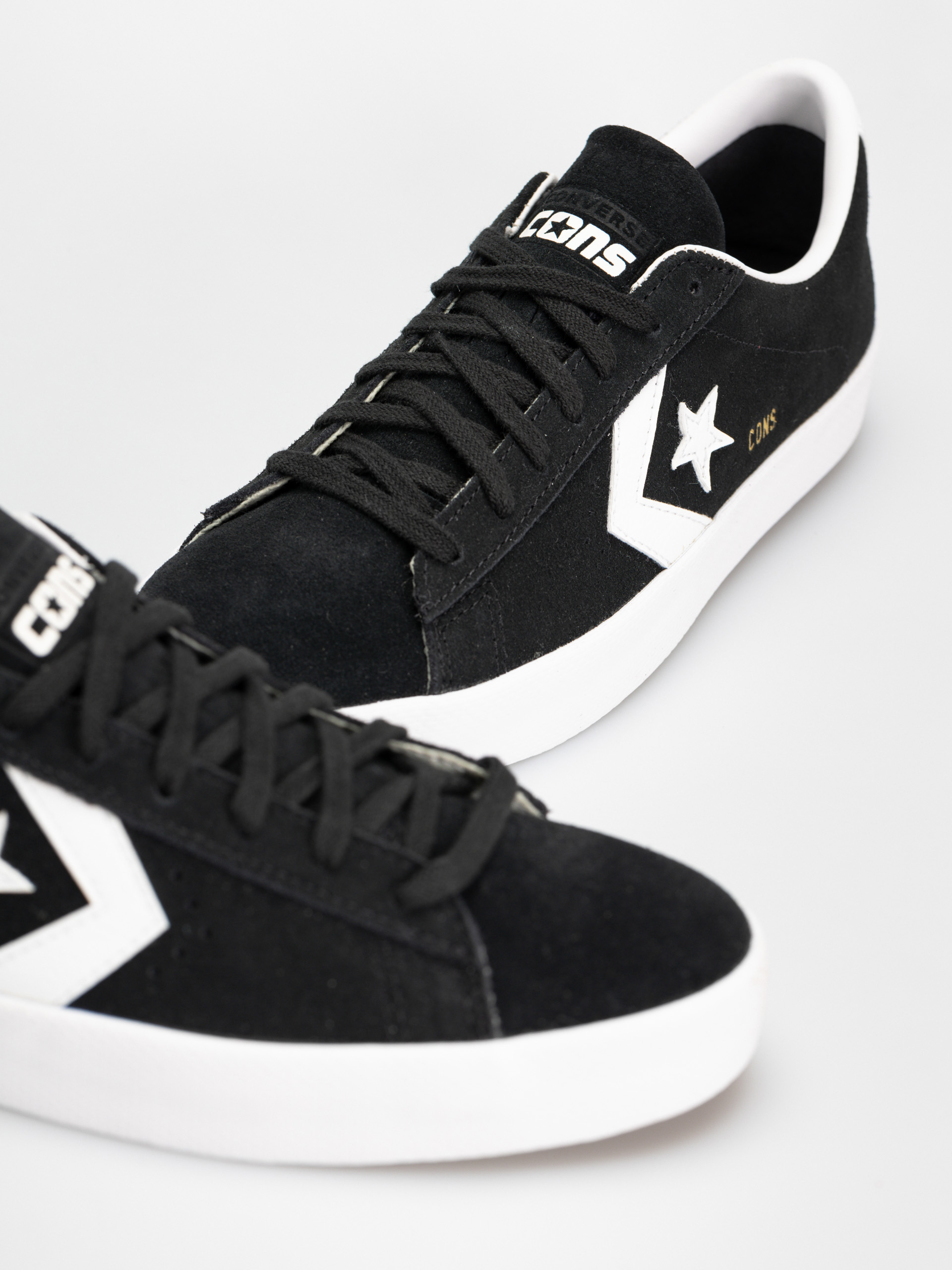 Converse Pro Leather Vulc Cipők (black/white)