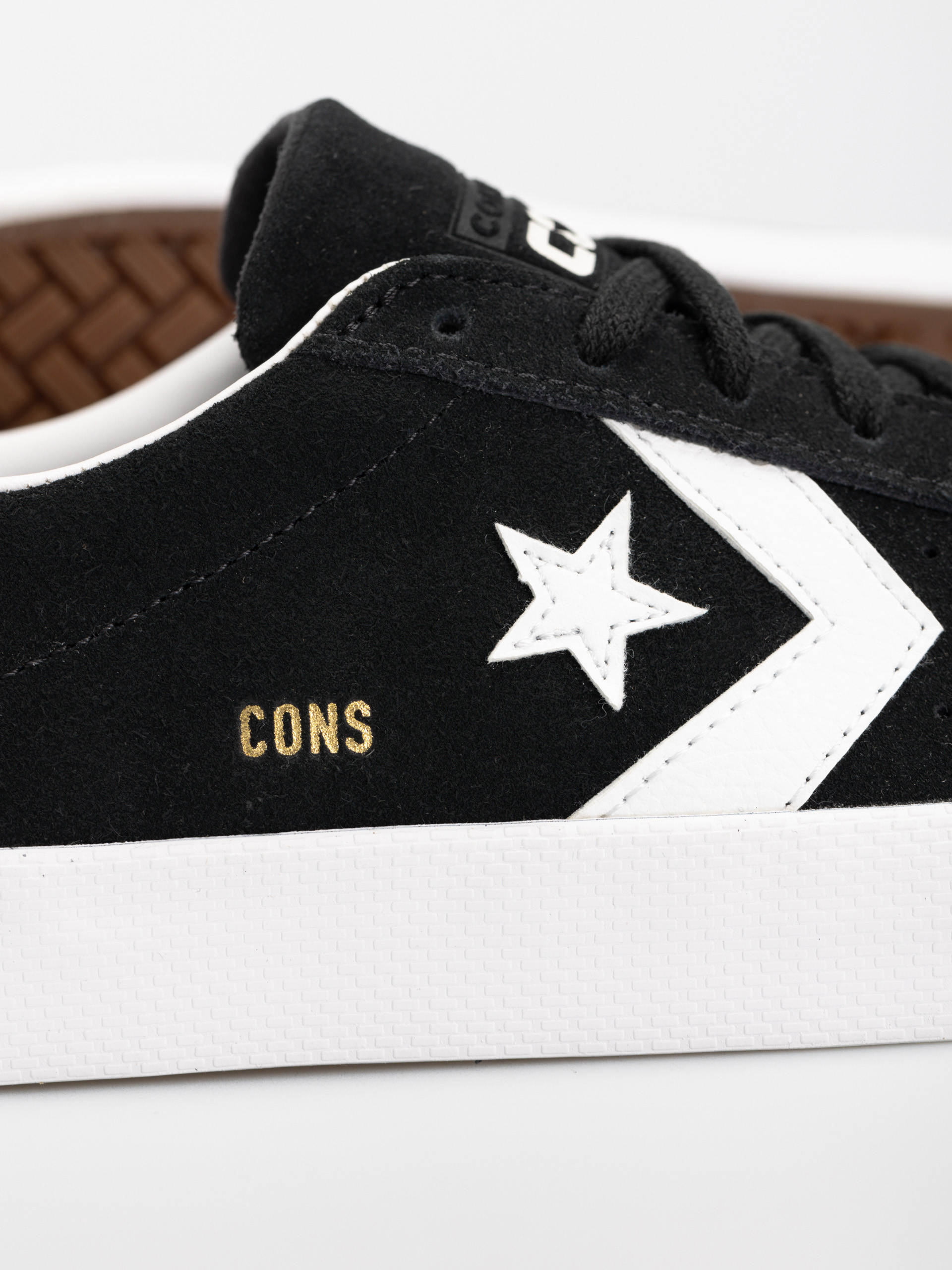 Converse Pro Leather Vulc Cipők (black/white)