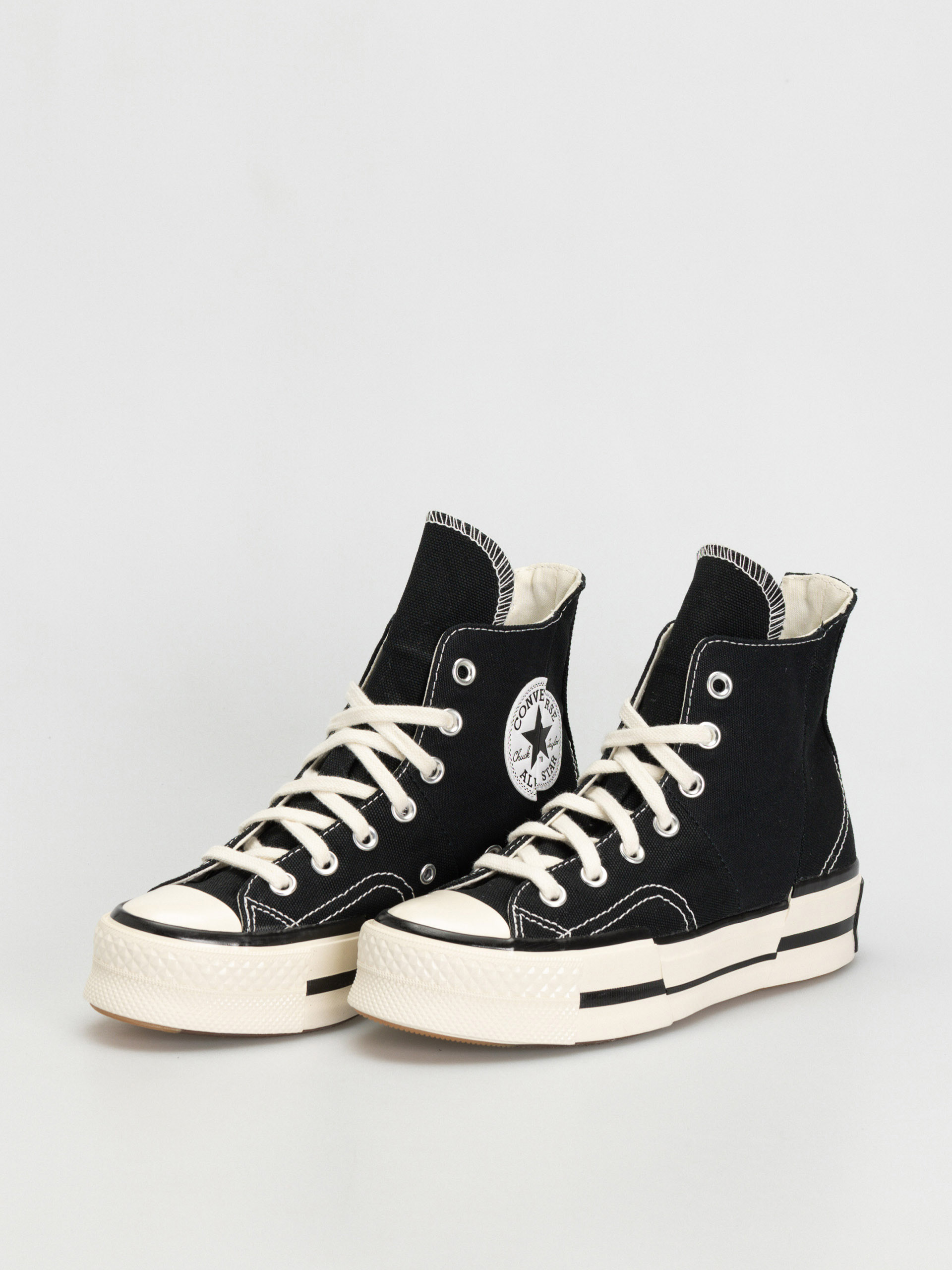 Converse Chuck 70 Plus Hi Tornacipők (black/egret/black)