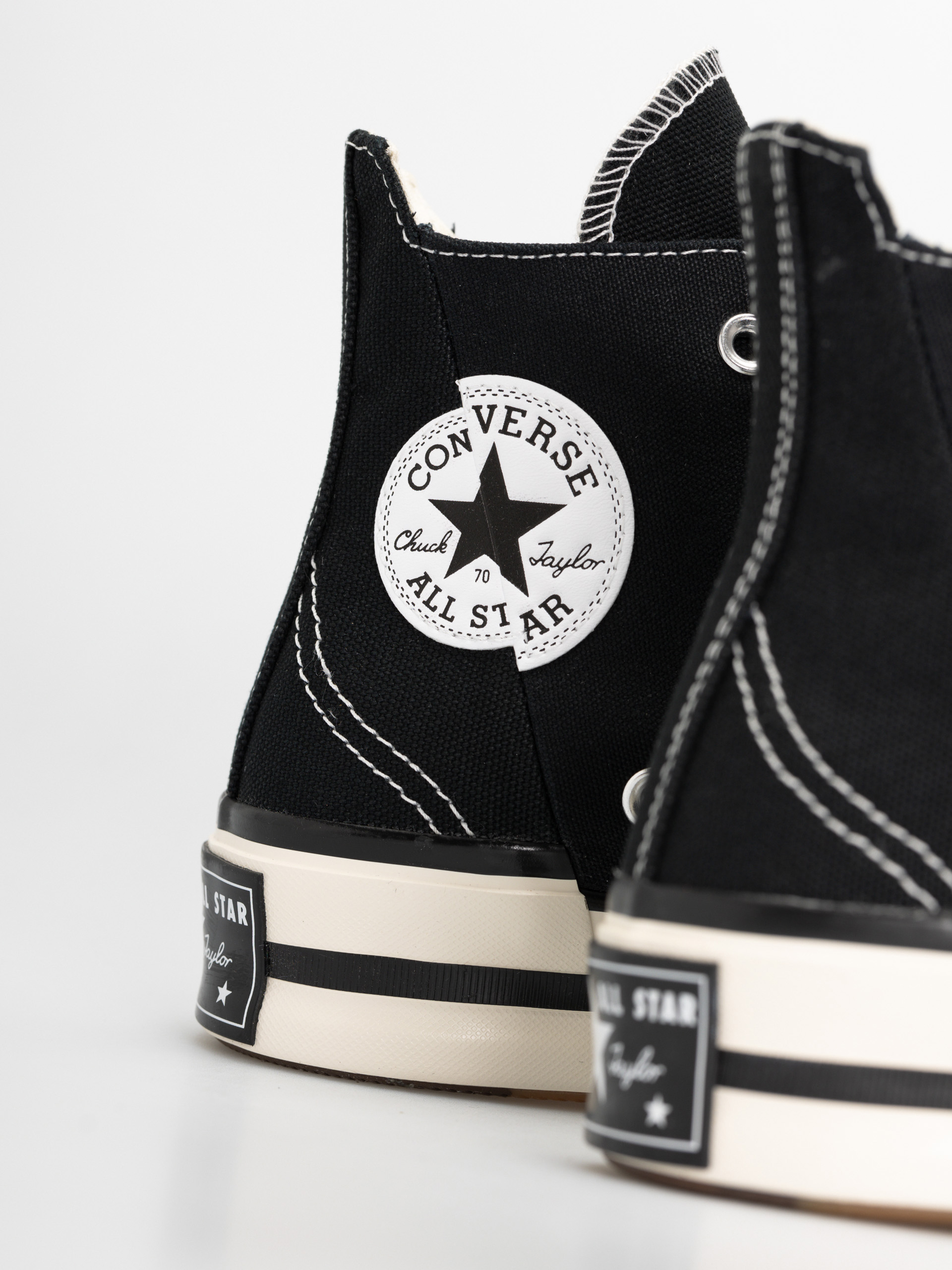 Converse Chuck 70 Plus Hi Tornacipők (black/egret/black)