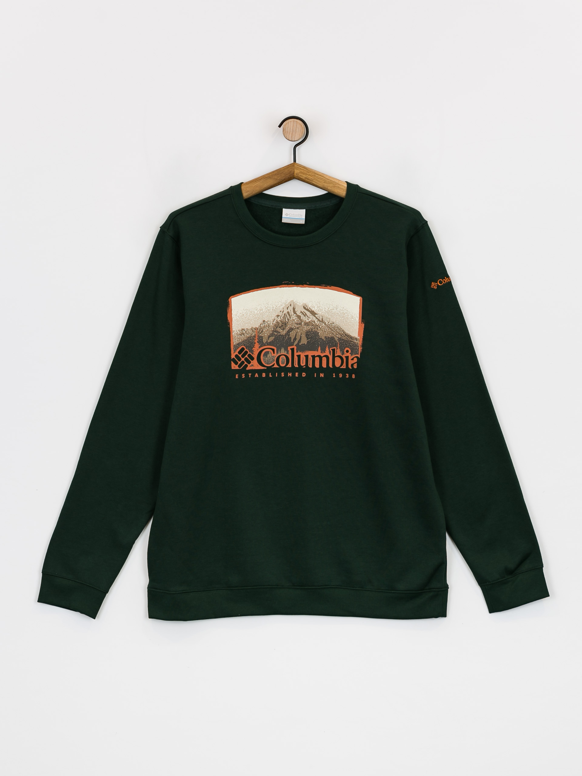 Columbia Hart Mountain Graphic Crew Pulóver (spruce foggy h)