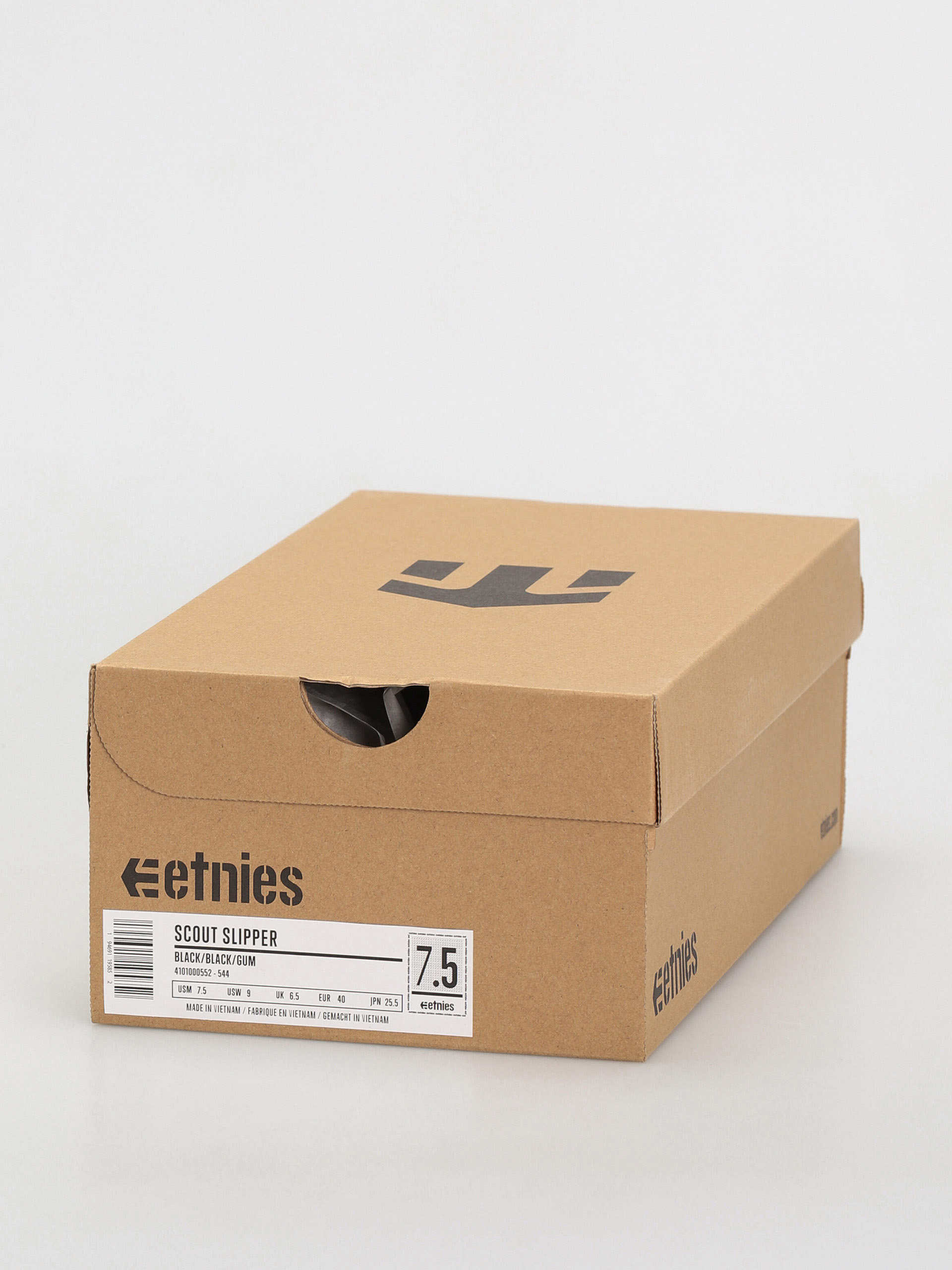 Etnies Scout Slipper Cipők (black/black/gum)