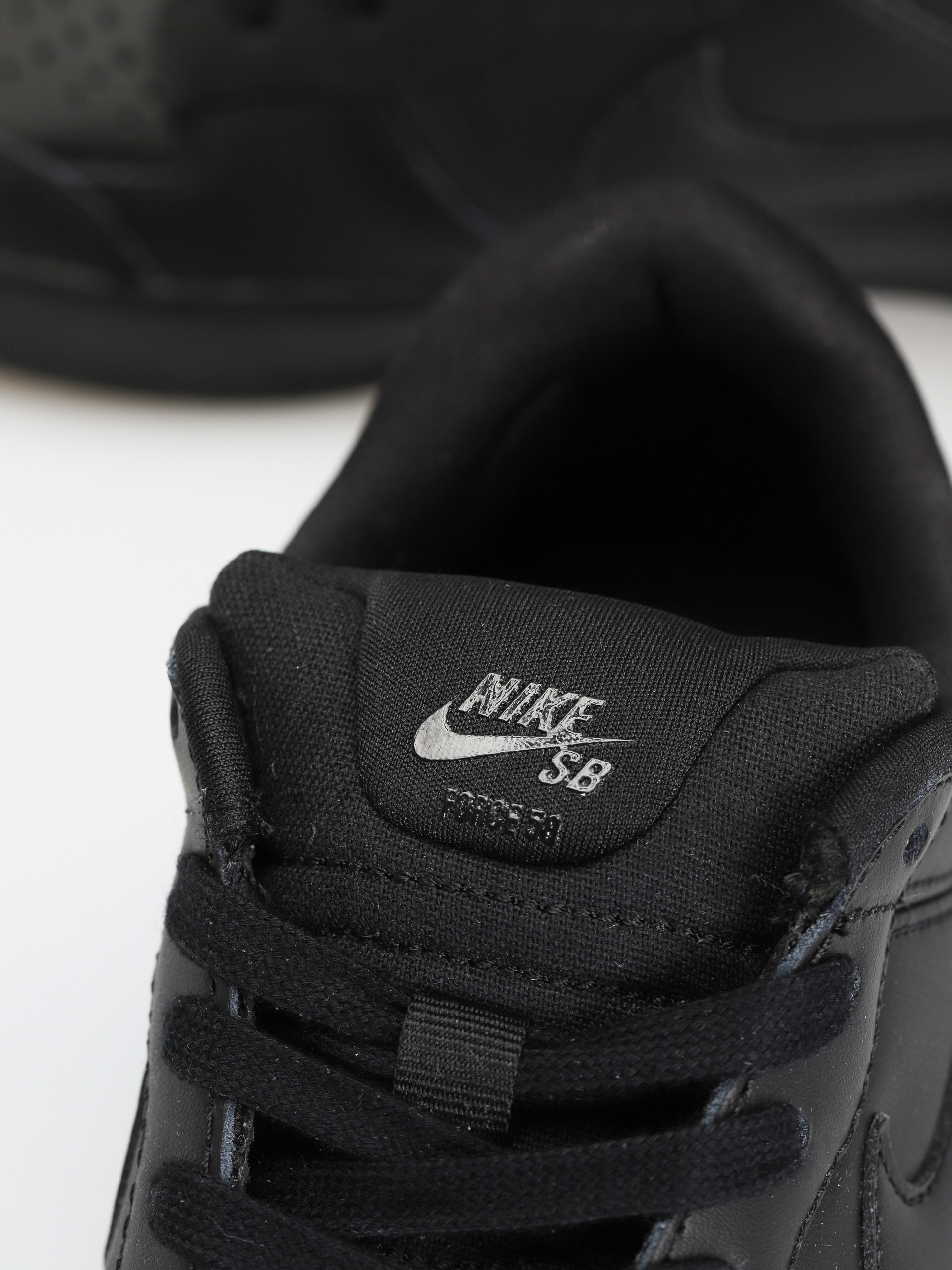 Nike SB Force 58 Premium Leather Cipők (black/black black black)