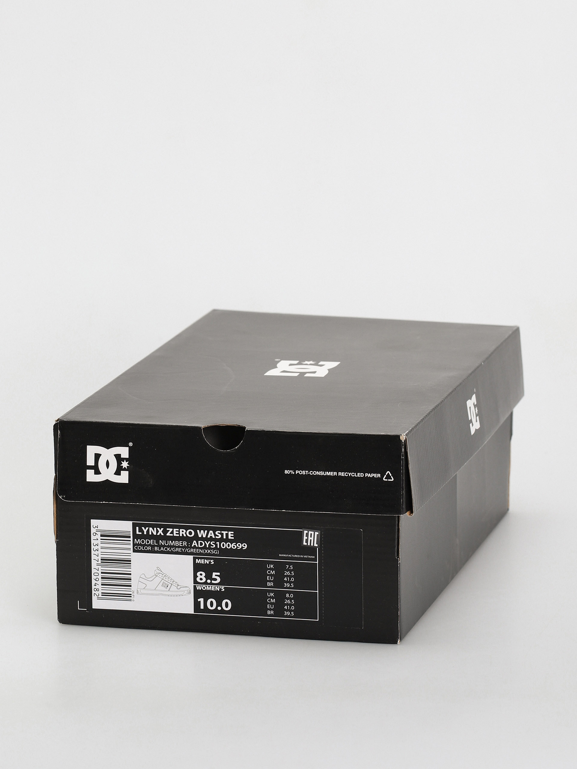 DC Lynx Zero Waste Cipők (black/grey/green)