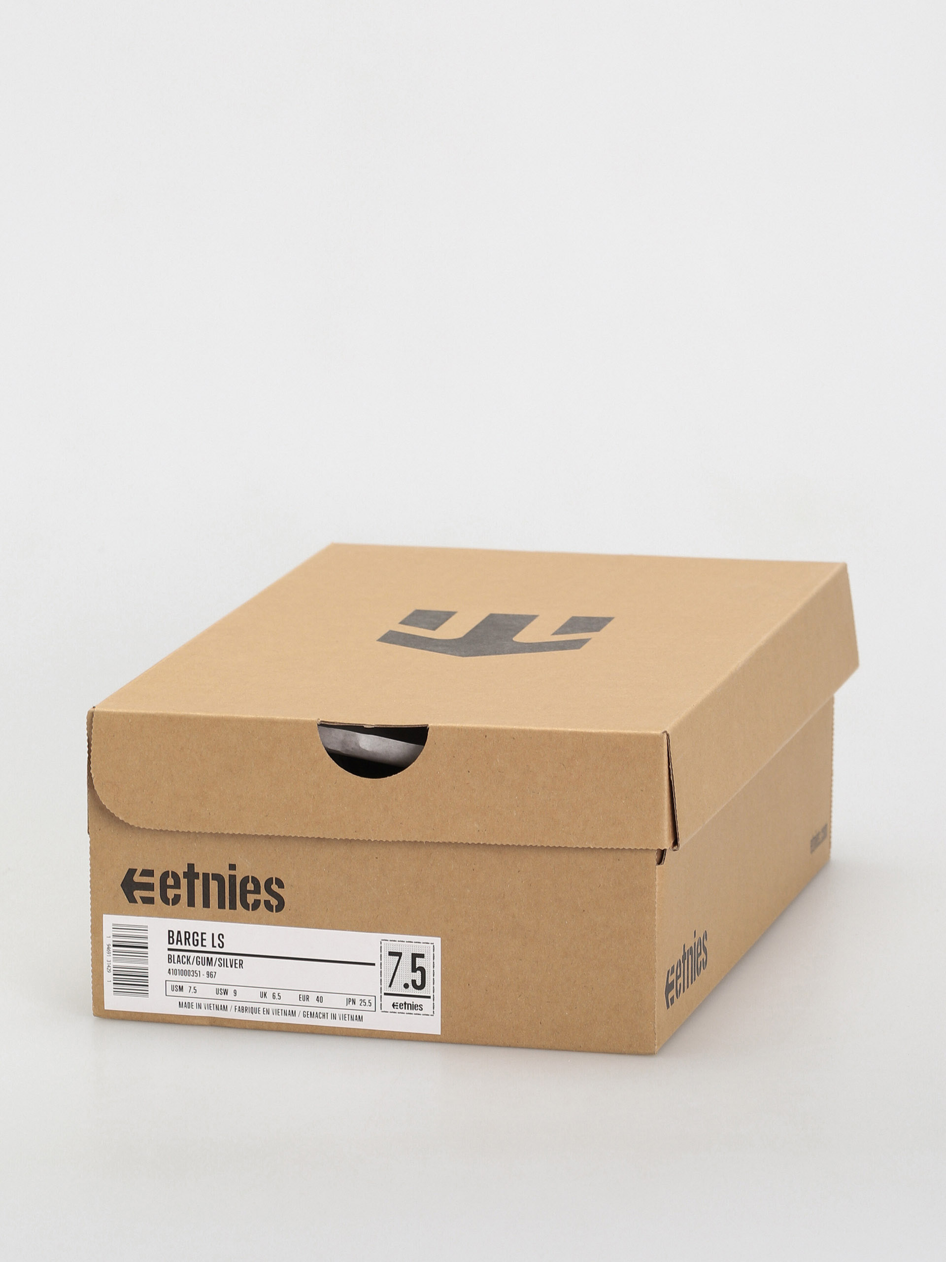 Etnies Barge Ls Cipők (black/gum/silver)