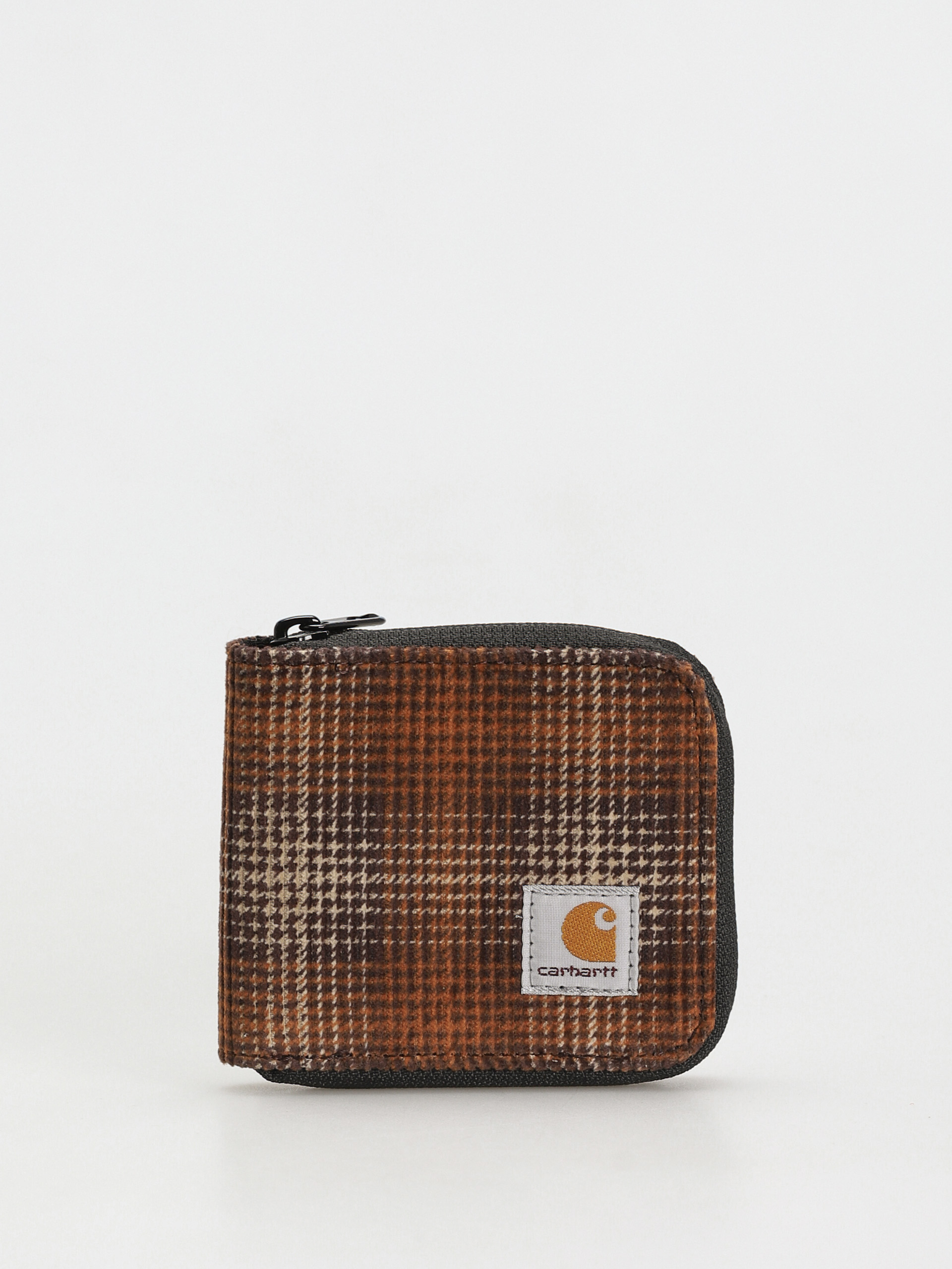 Carhartt WIP Flint Zip Pénztárca (wiley check/hamilton brown)