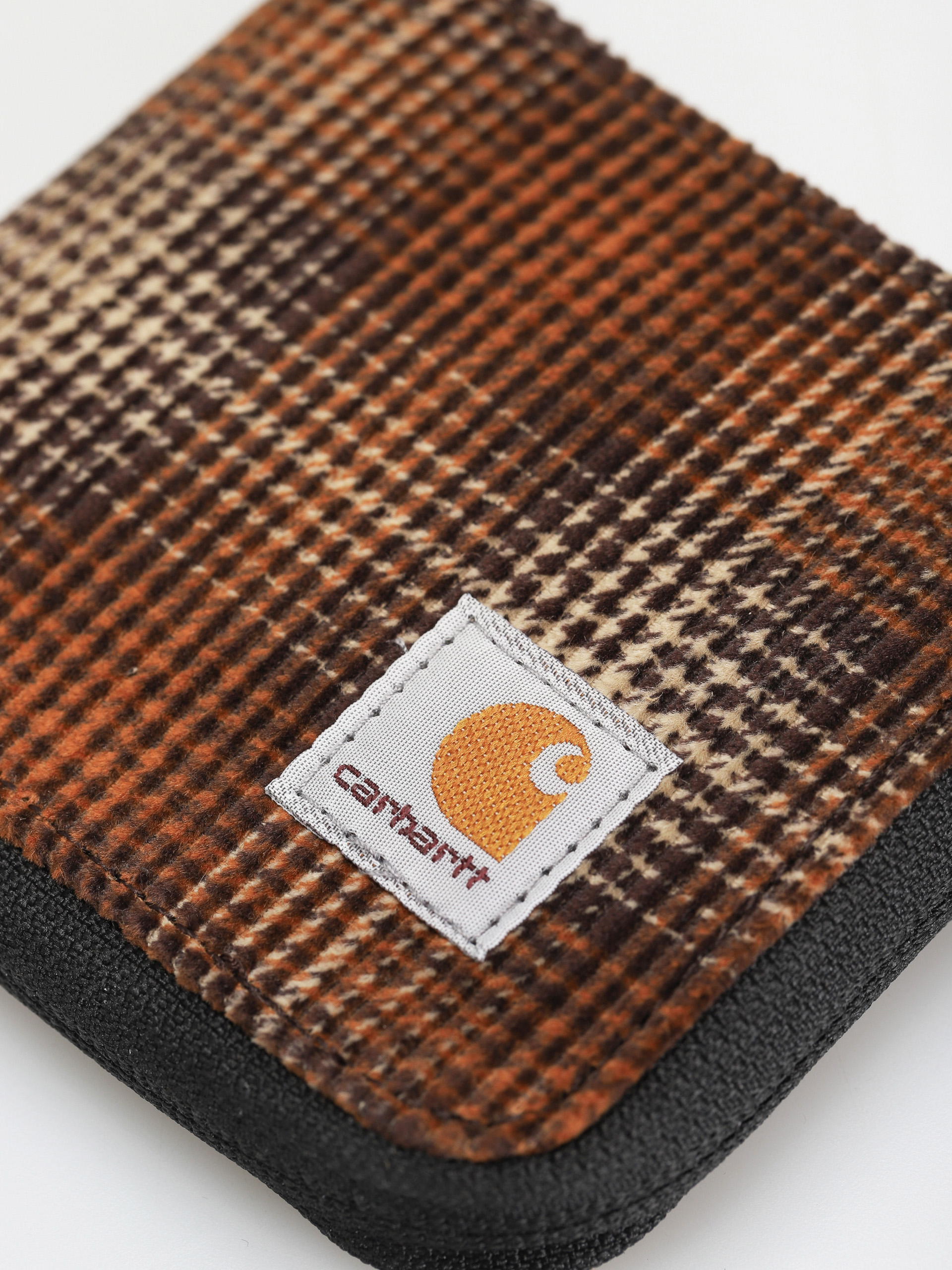 Carhartt WIP Flint Zip Pénztárca (wiley check/hamilton brown)