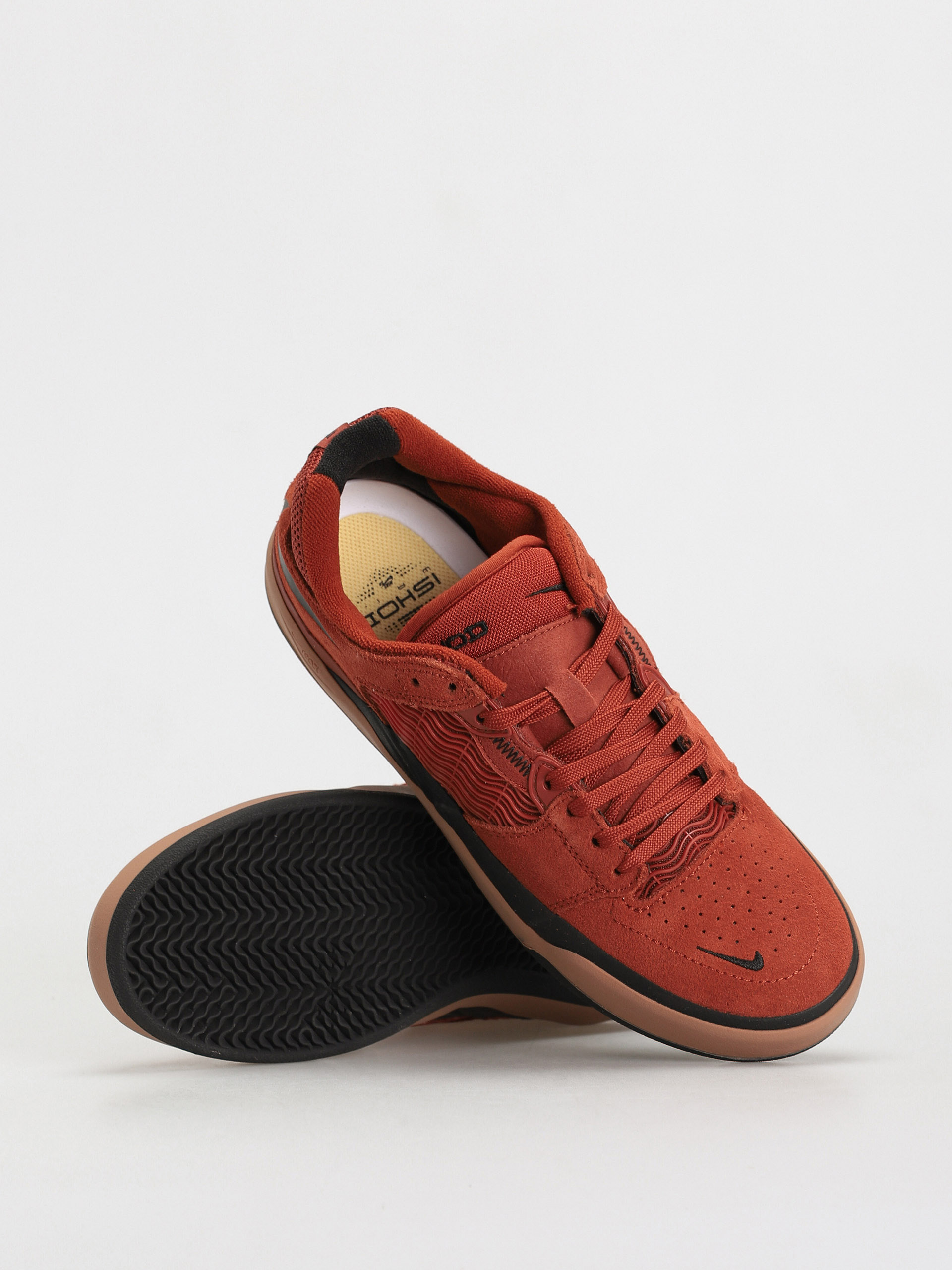 Nike SB Ishod Wair Cipők (rugged orange/black mineral clay black)