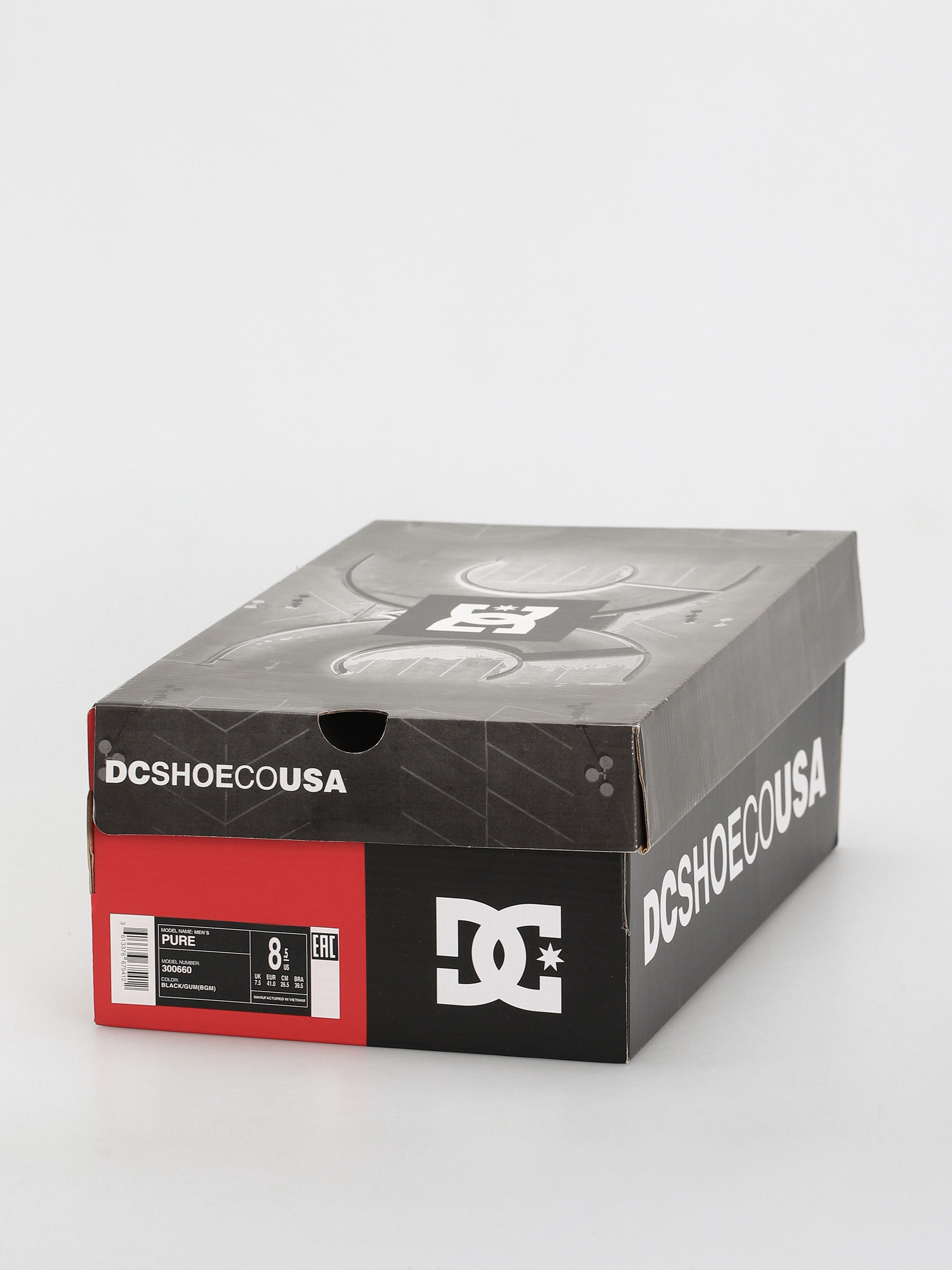 DC Pure Cipők (black/gum)