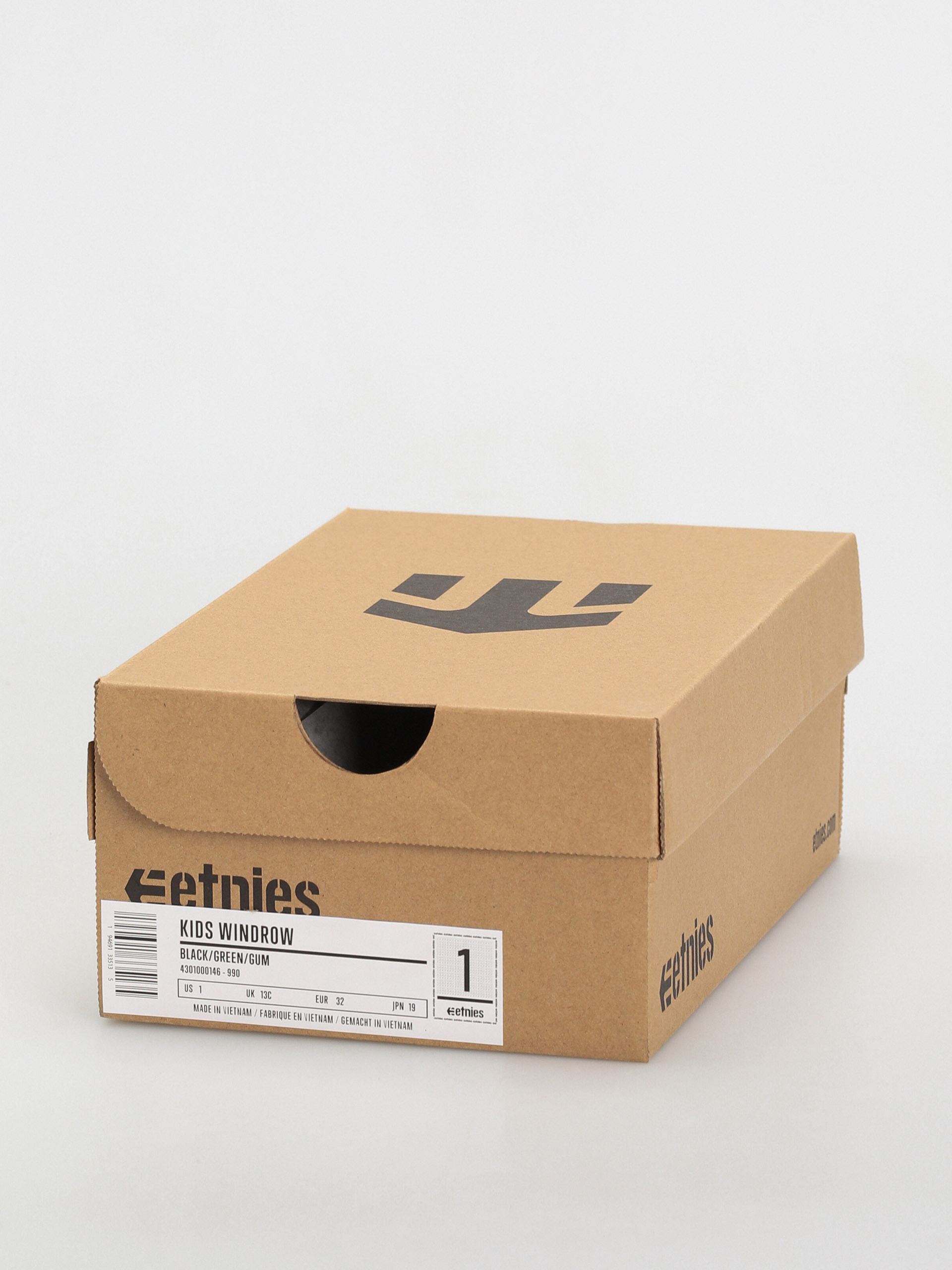 Etnies Kids Windrow JR Cipők (black/green/gum)