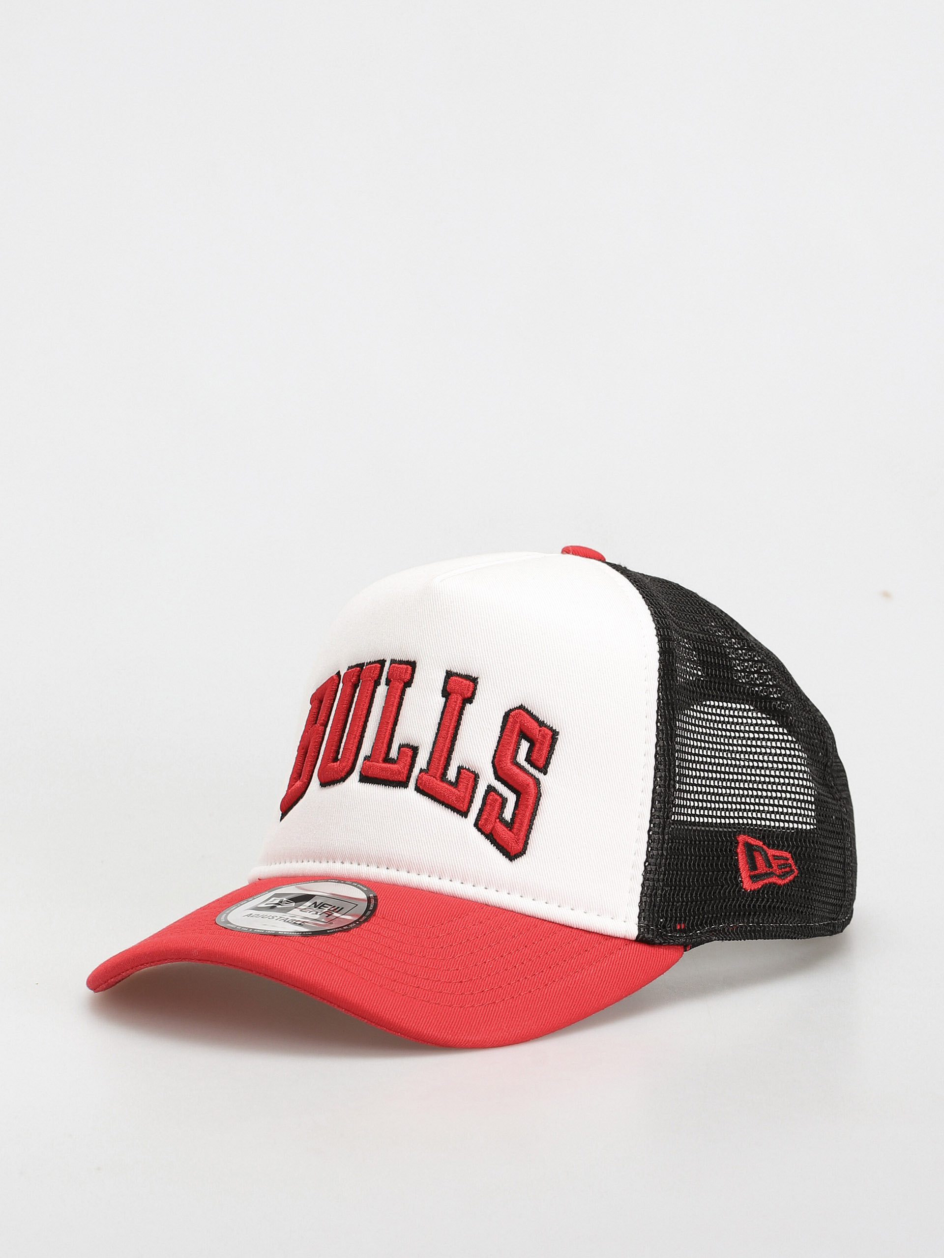 New Era Team Colour Block Trucker Chicago Bulls Baseball sapka (red/white/black)