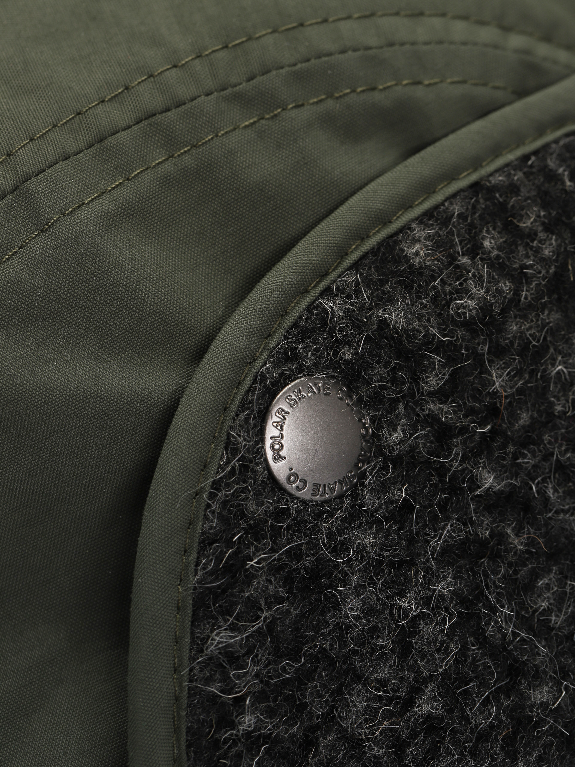 Polar Skate Sherpa Flap Cap Baseball sapka (army green)