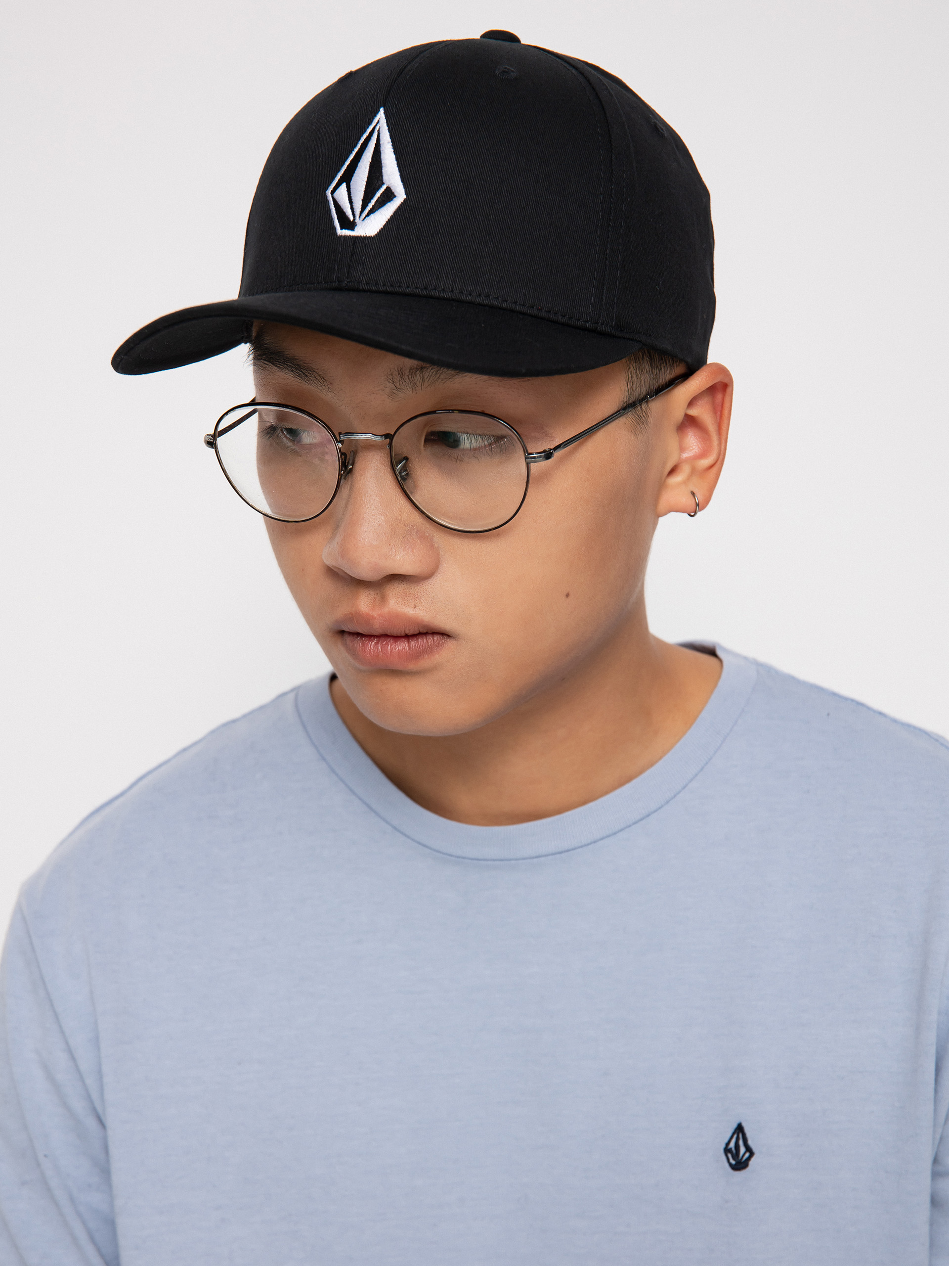 Volcom Full Stone Flexfit Baseball sapka (black)