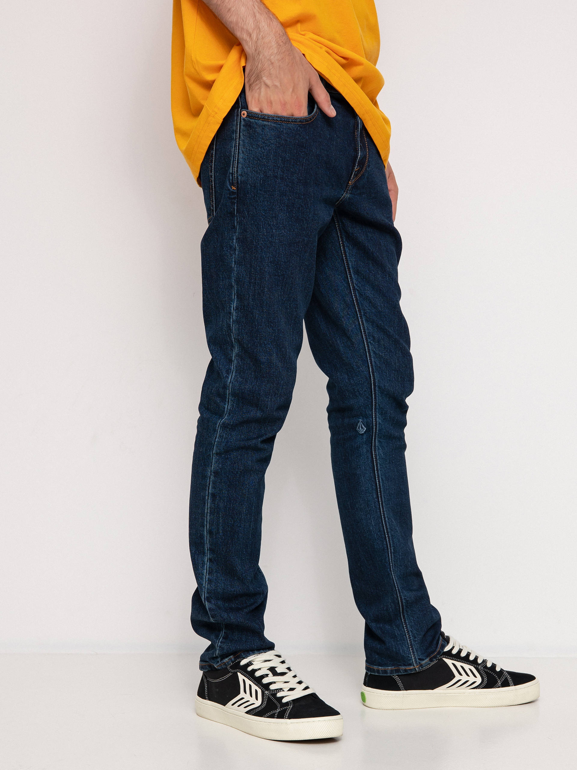 Volcom 2X4 Denim Kisnadrág (dirty med blue)