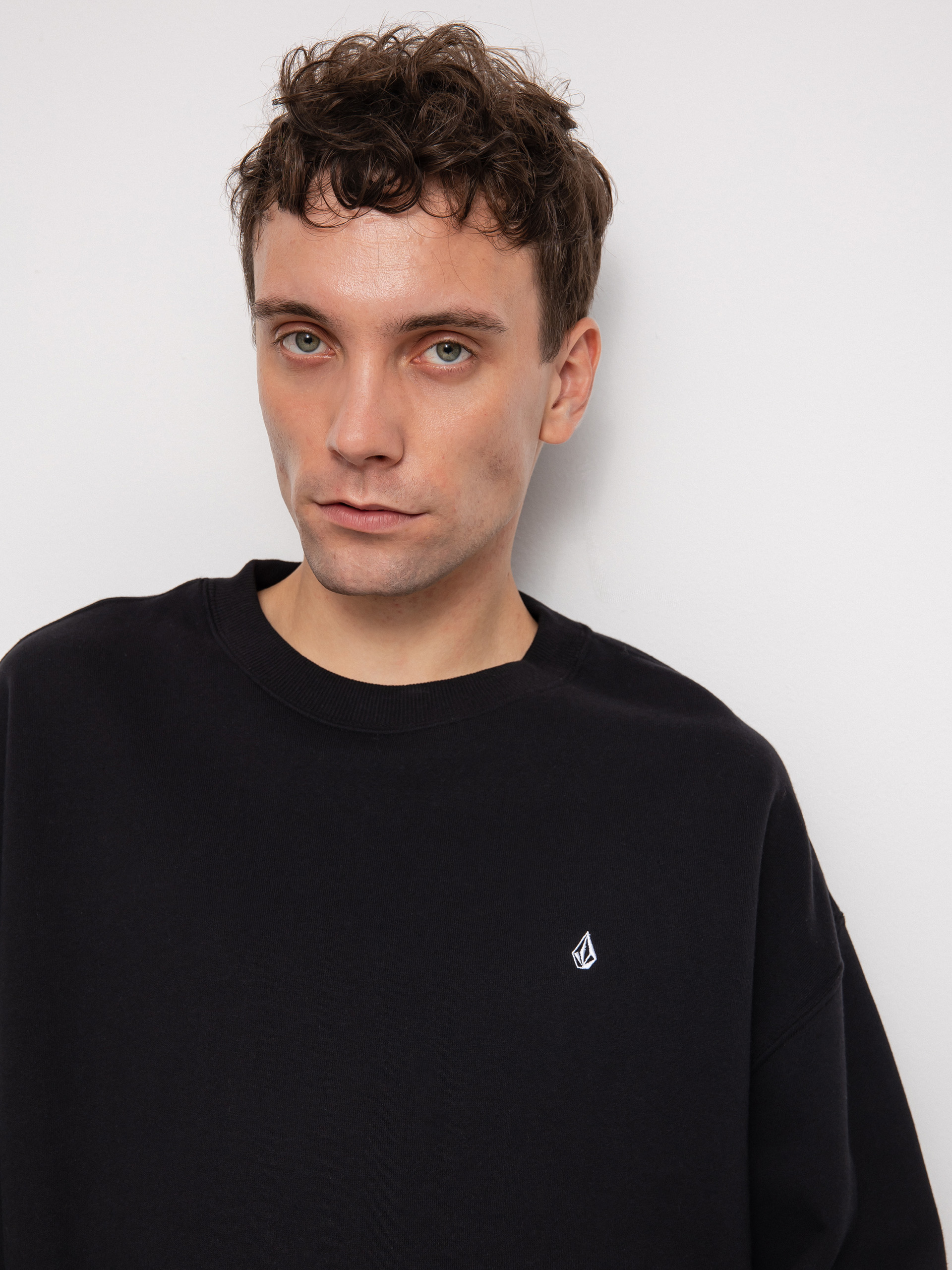 Volcom Single Stone Crew Pulóver (black)