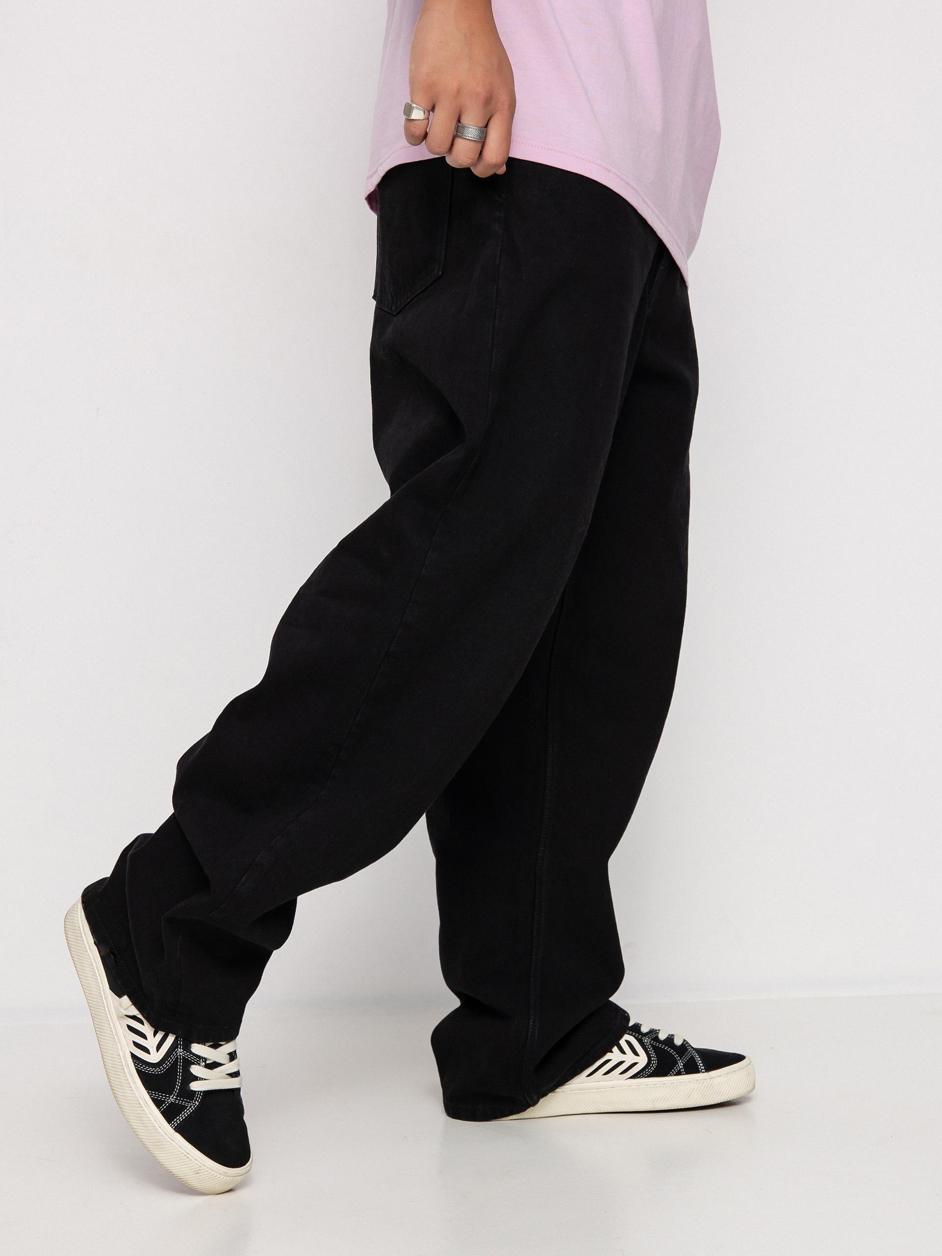 Volcom Billow Denim Kisnadrág (black)