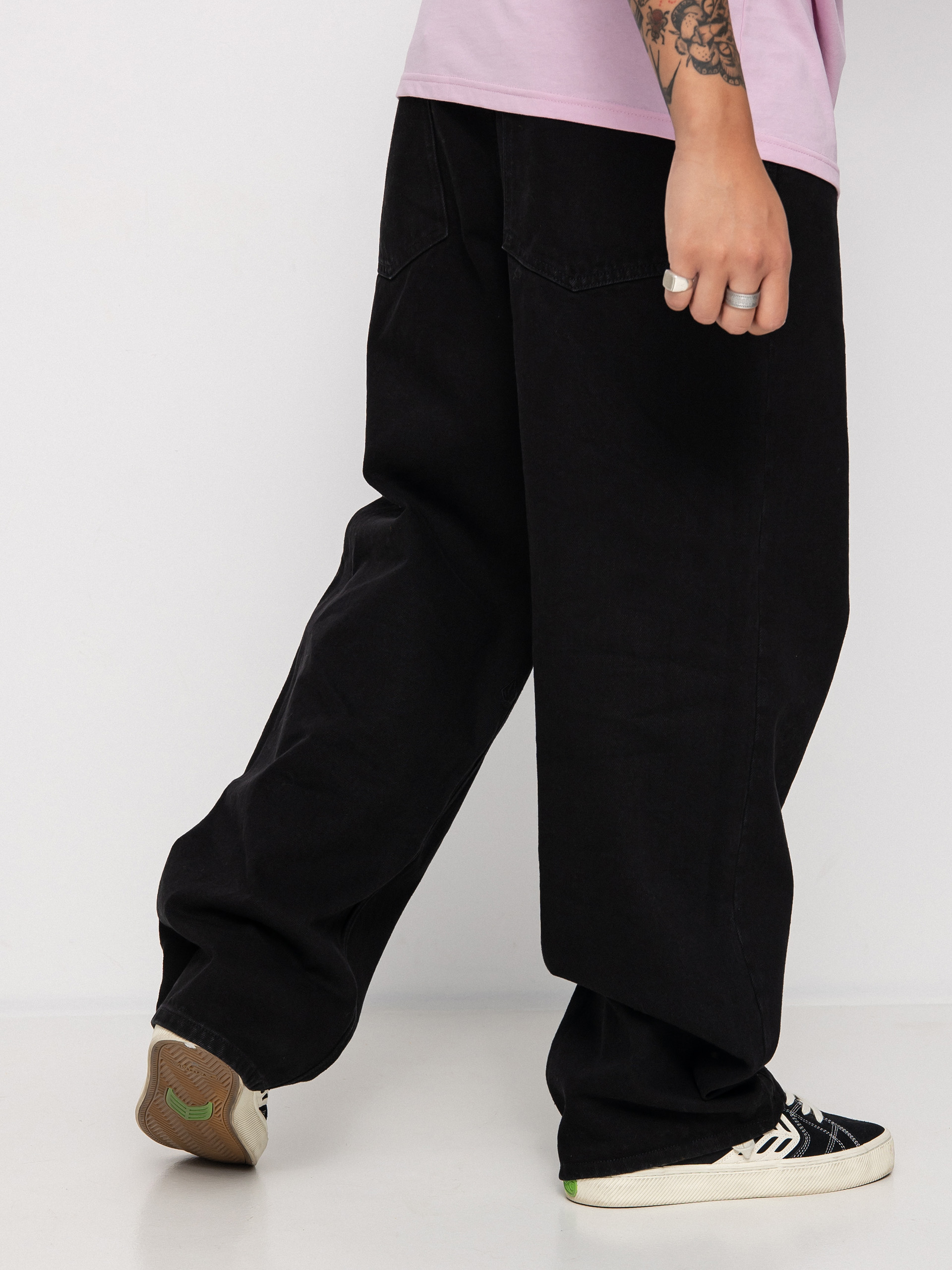 Volcom Billow Denim Kisnadrág (black)