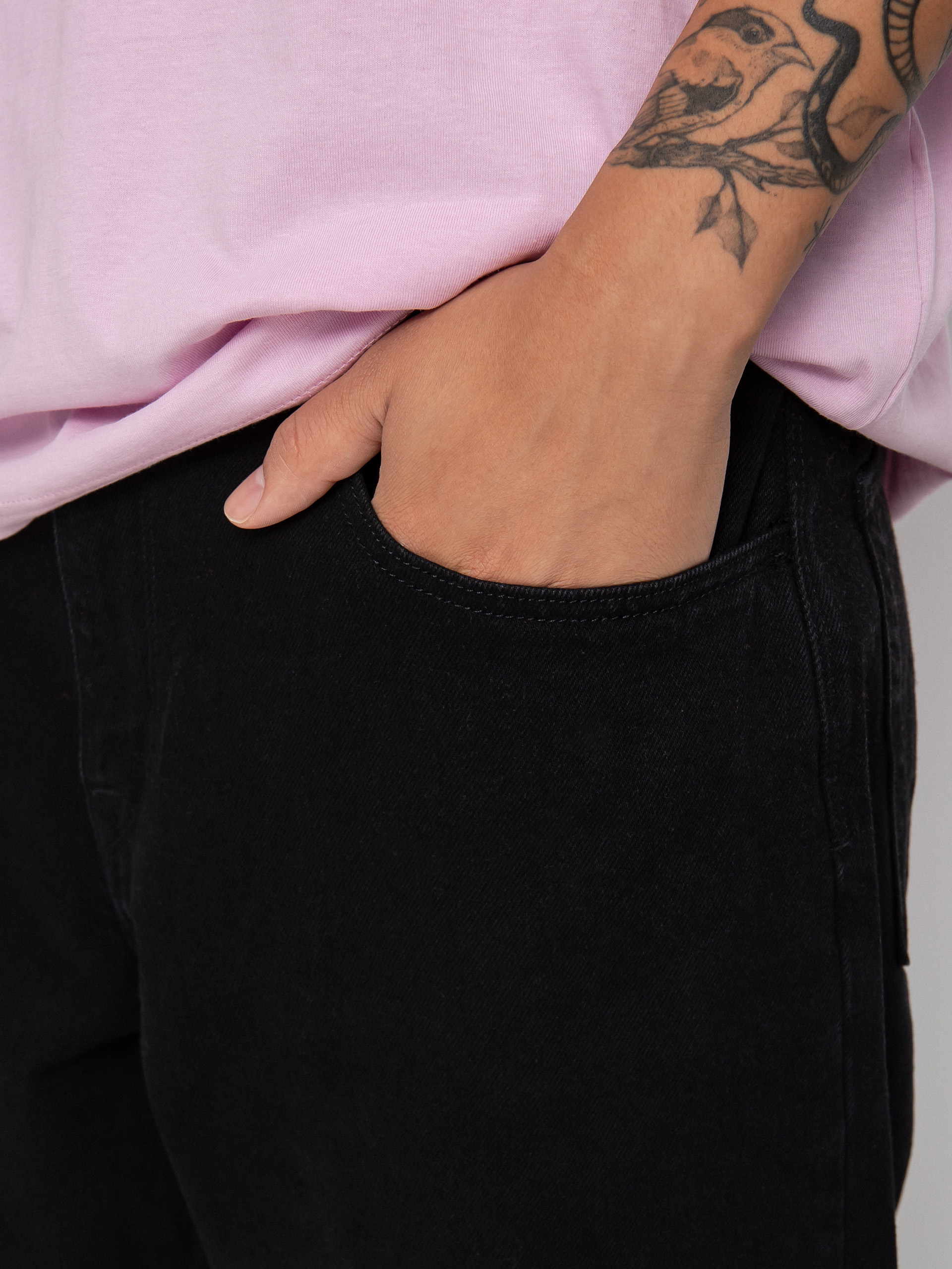 Volcom Billow Denim Kisnadrág (black)