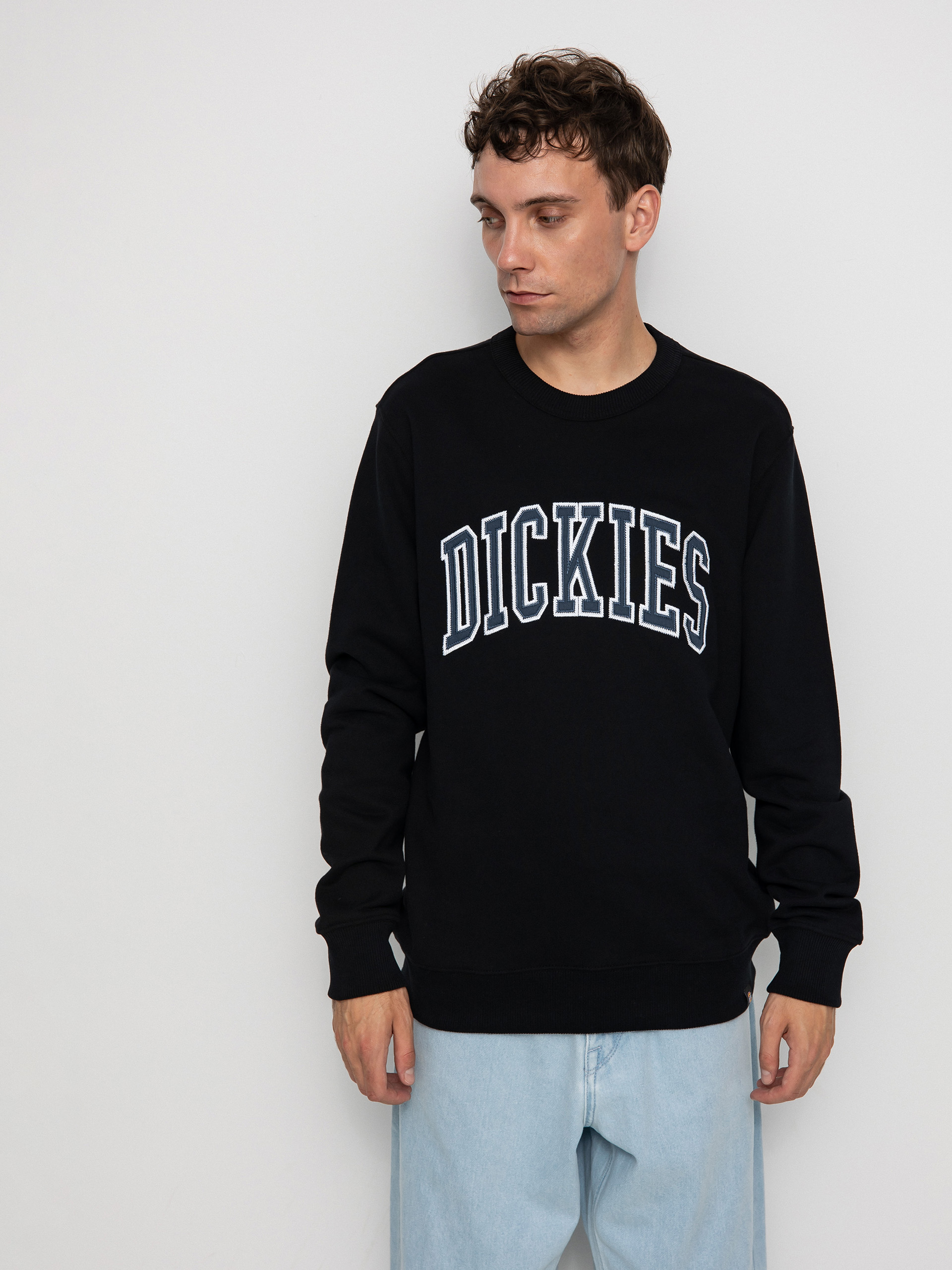 Dickies Aitkin Pulóver (black/air force blue)