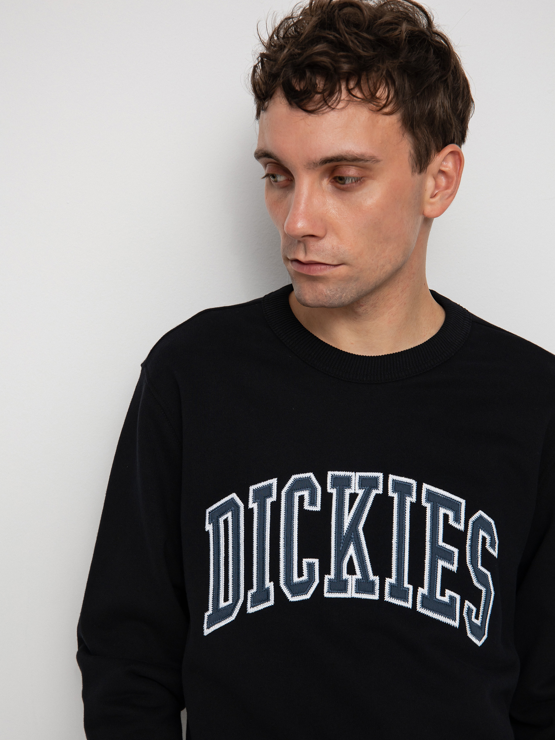 Dickies Aitkin Pulóver (black/air force blue)