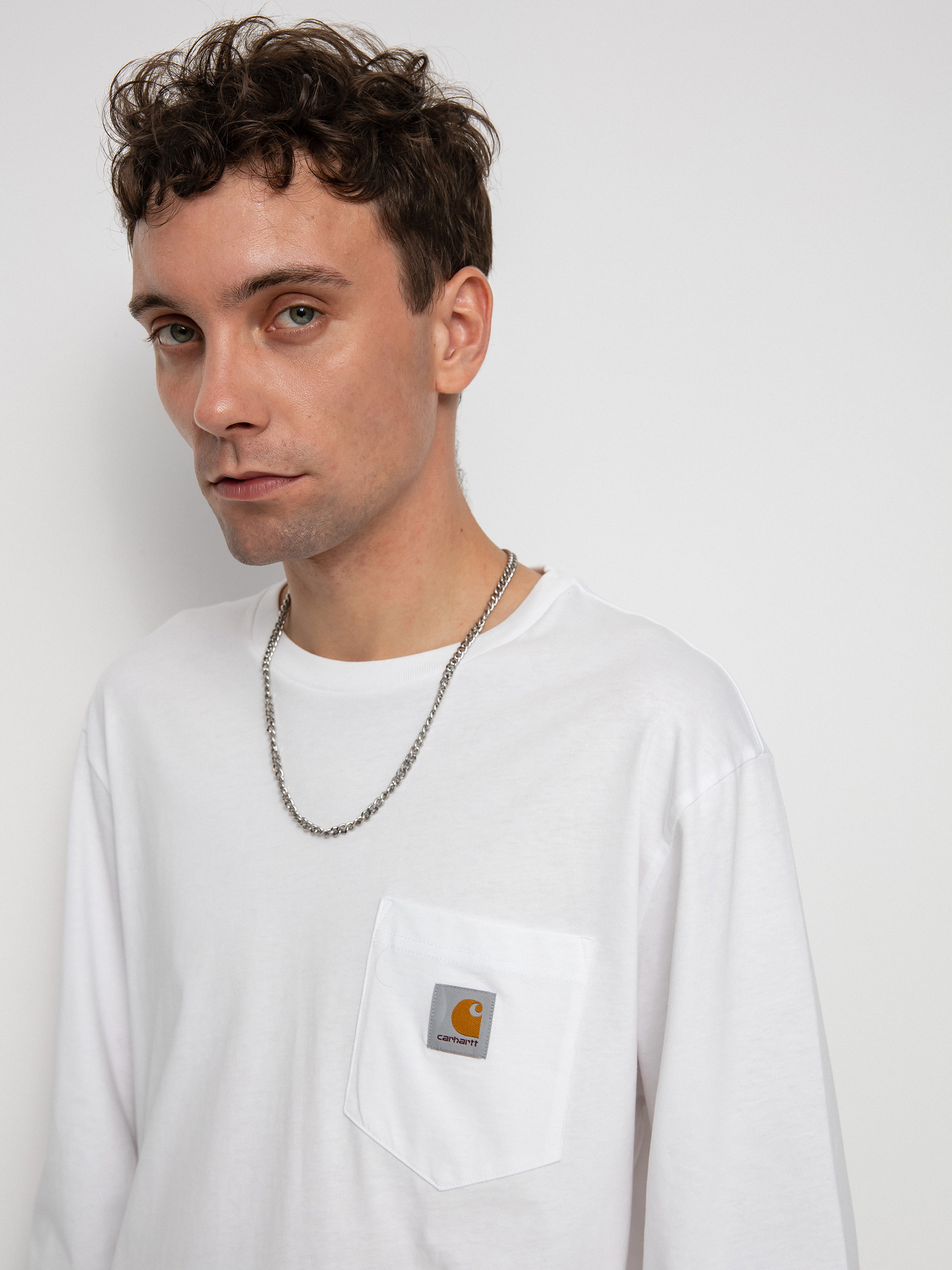 Carhartt WIP Pocket Hosszú ujjú felső (white)