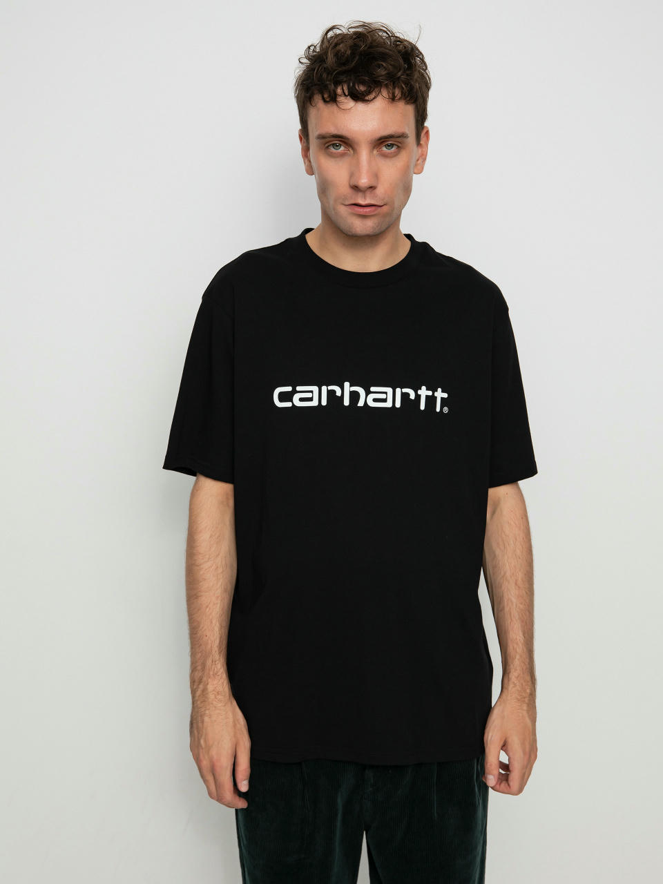 Carhartt WIP Script Póló (black/white)