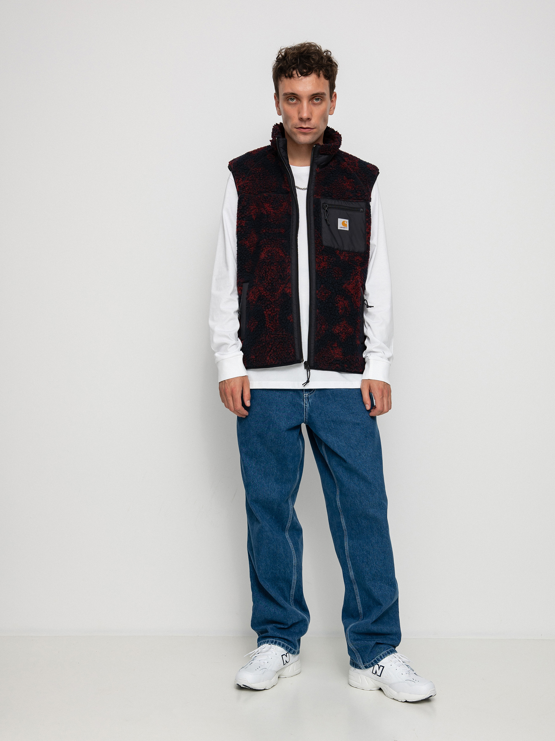 Carhartt WIP Prentis Liner Mellény (verse jacquard/dark navy/corvina/black)