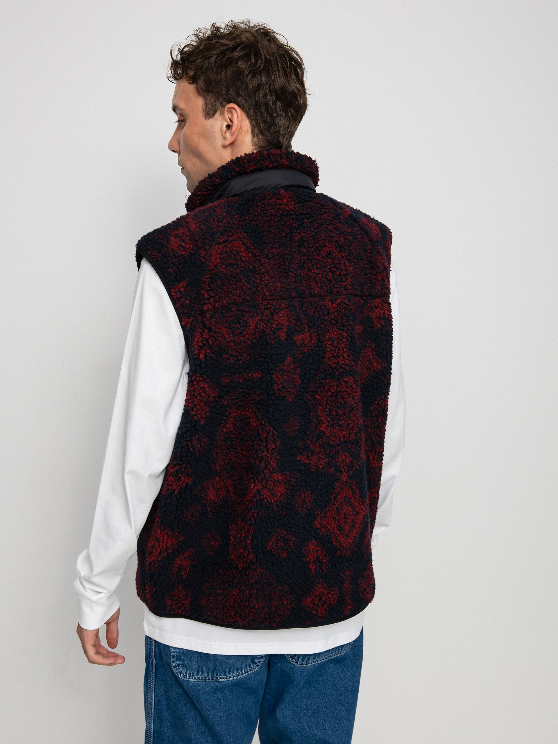 Carhartt WIP Prentis Liner Mellény (verse jacquard/dark navy/corvina/black)