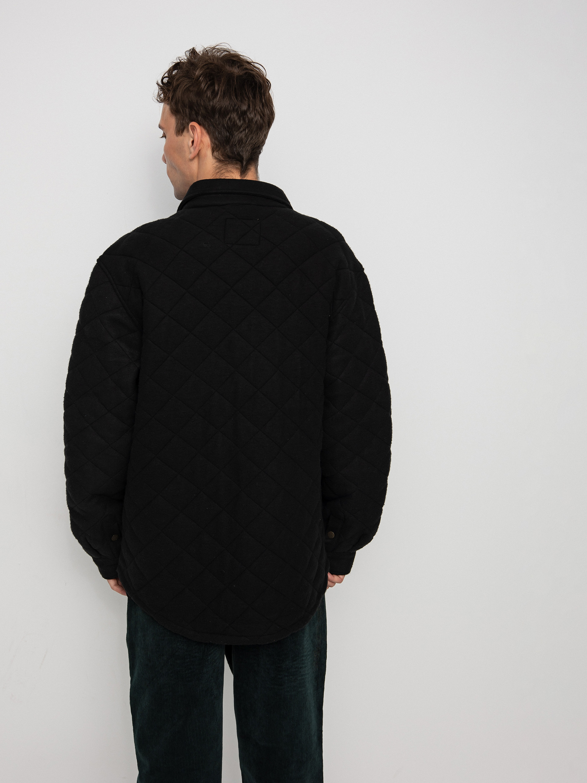 Brixton Coors Cass Quilted Fleece Dzseki (black)