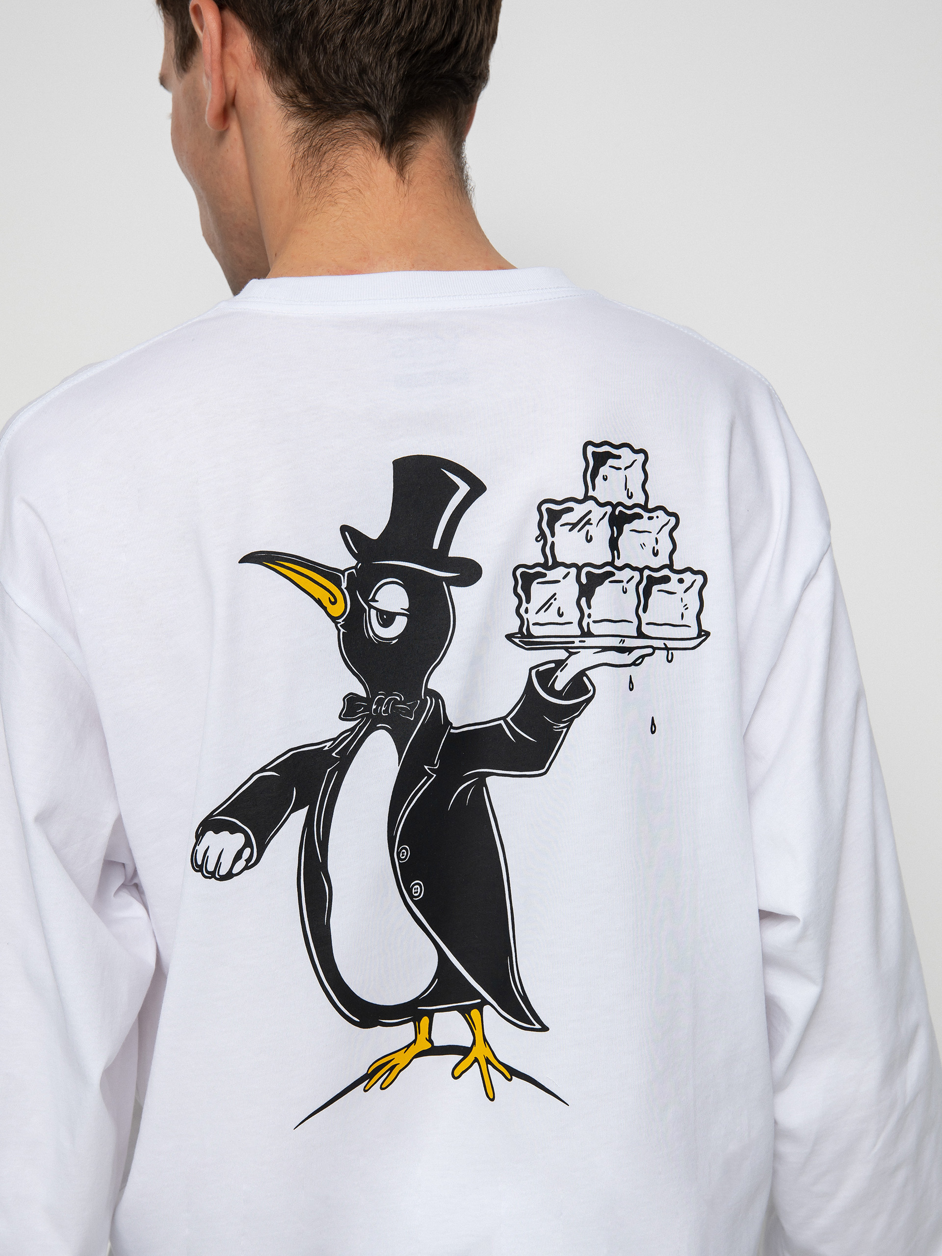 Vans Checkerboard Research Hosszú ujjú felső (checkerboard research white)