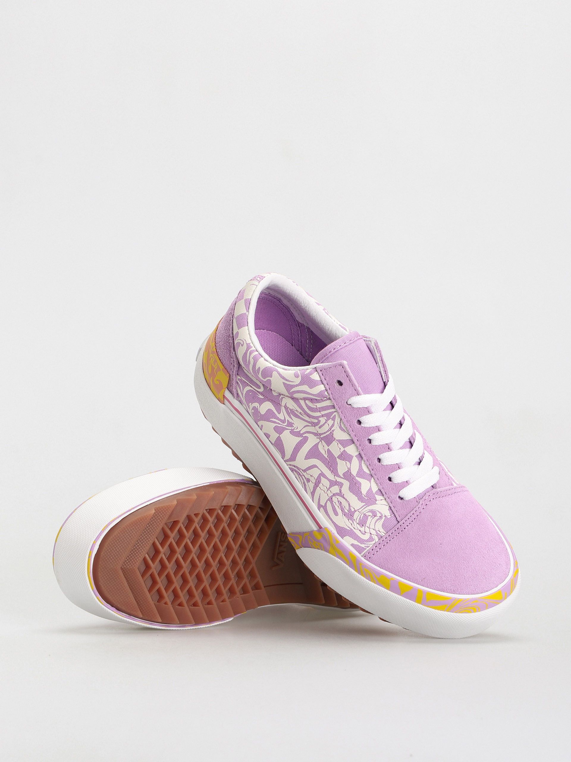 Vans Old Skool Stacked Cipők (wavy daze sheer lilac)