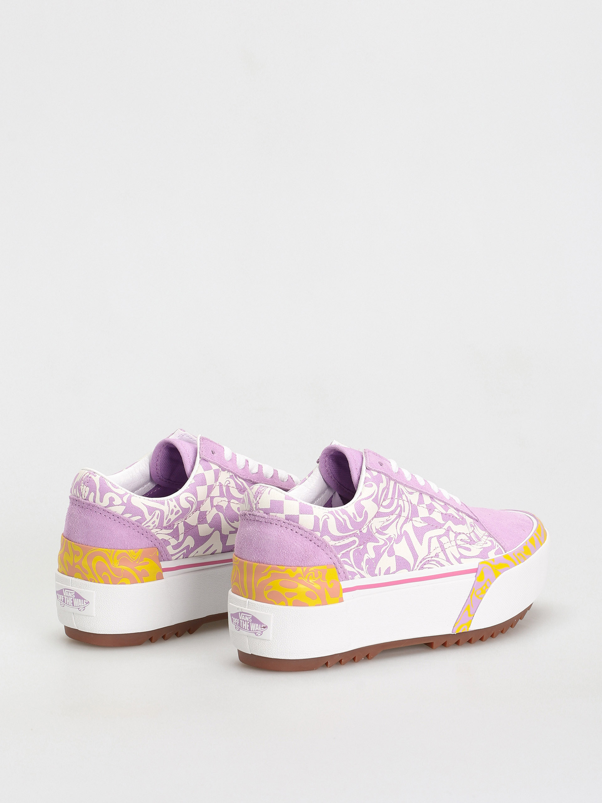 Vans Old Skool Stacked Cipők (wavy daze sheer lilac)