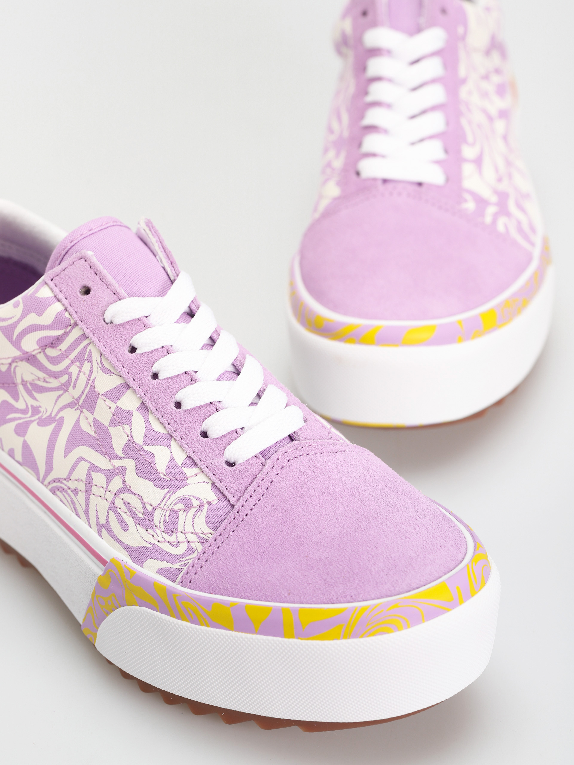 Vans Old Skool Stacked Cipők (wavy daze sheer lilac)