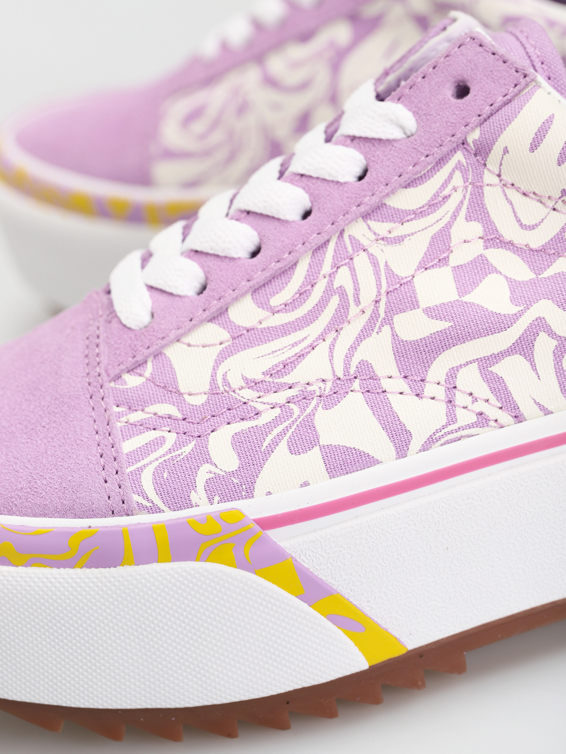 Vans Old Skool Stacked Cipők (wavy daze sheer lilac)