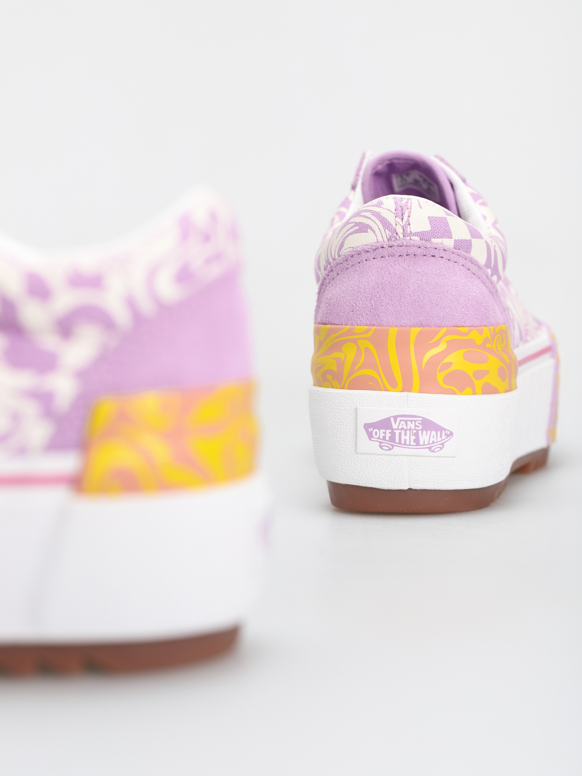 Vans Old Skool Stacked Cipők (wavy daze sheer lilac)