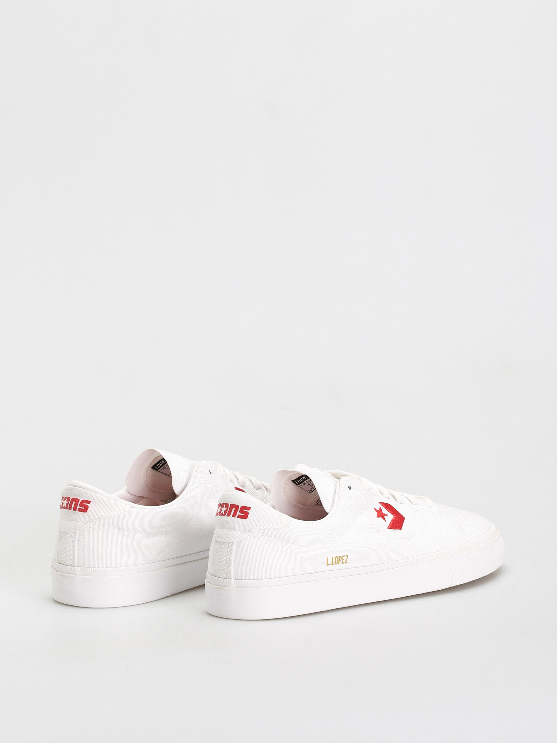 Converse Louie Lopez Pro Ox Cipők (white/red/white)