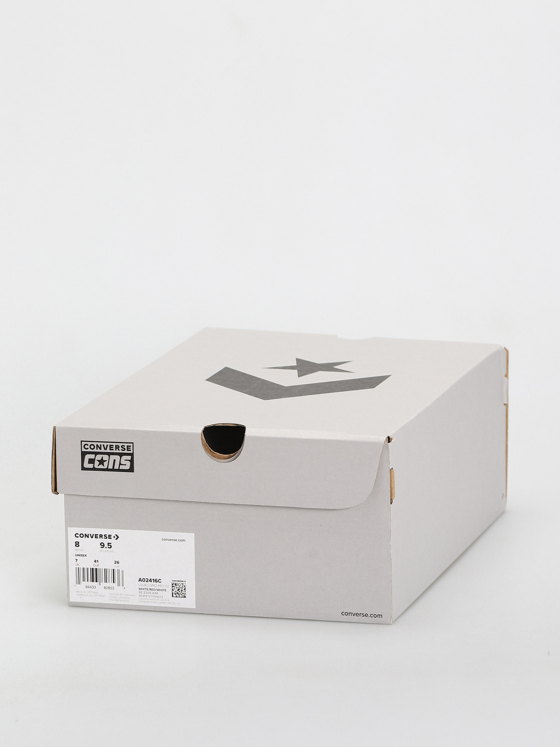 Converse Louie Lopez Pro Ox Cipők (white/red/white)