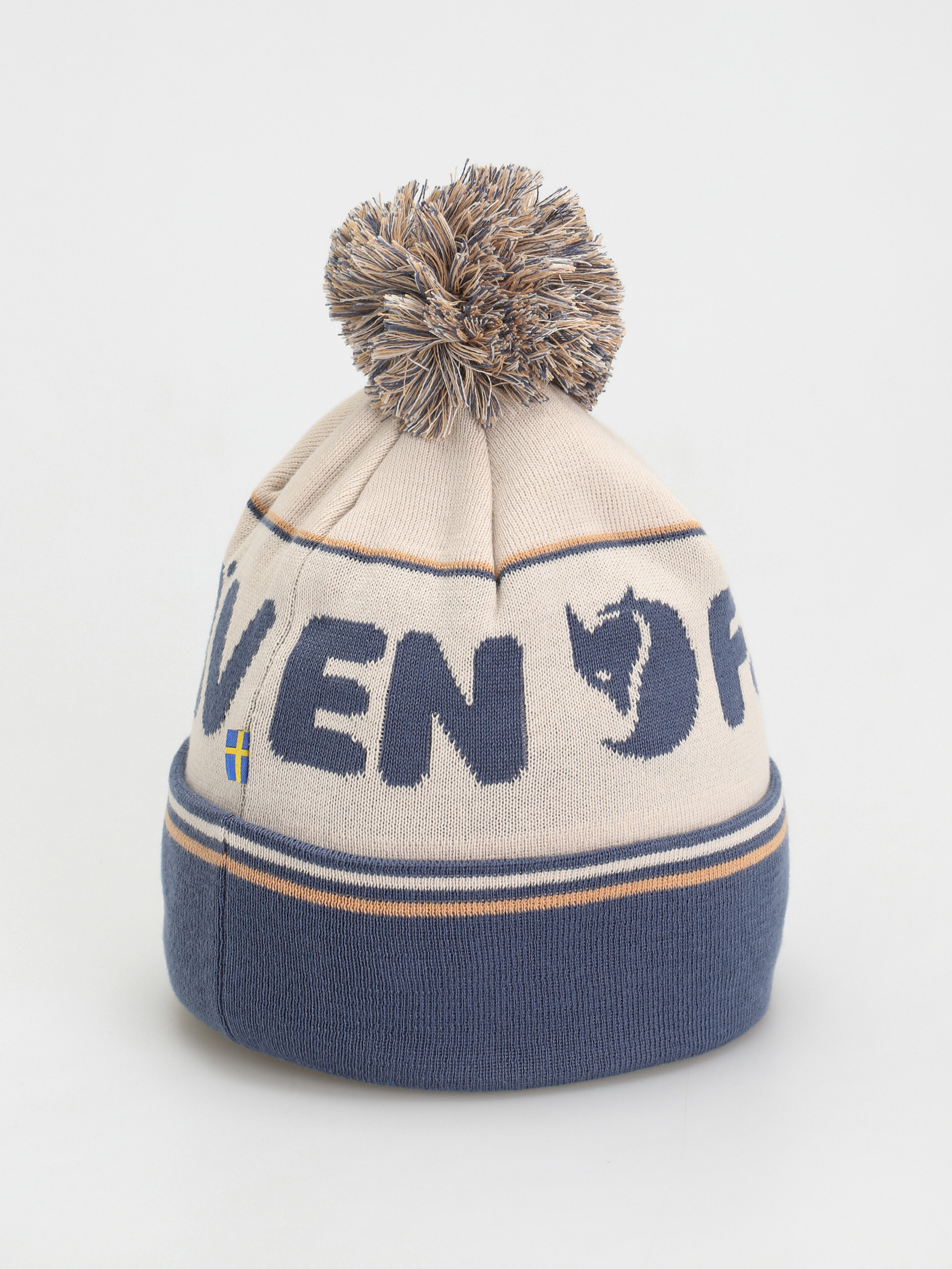 Fjallraven Pom Hat Sapka (chalk white/indigo blue)
