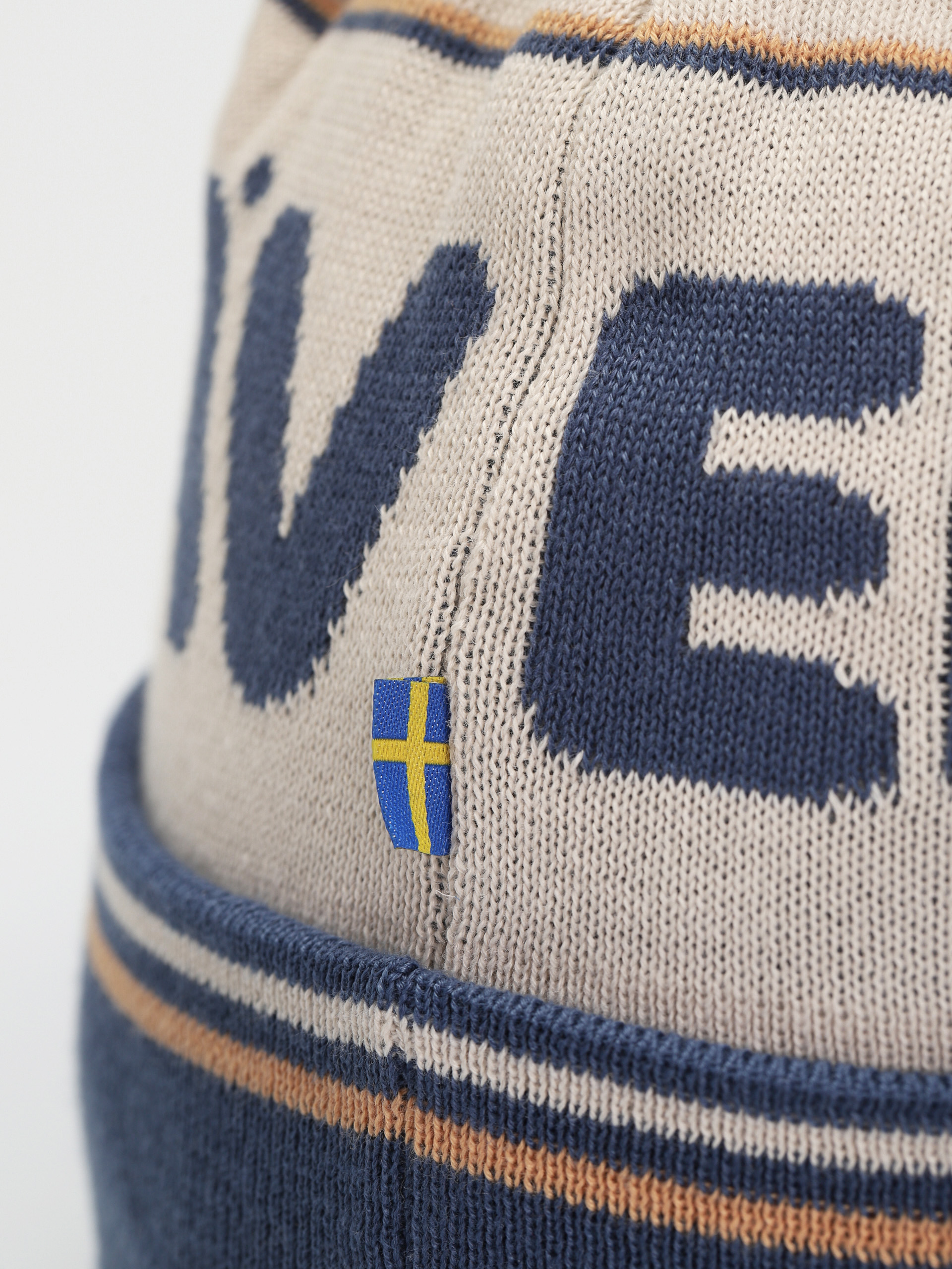 Fjallraven Pom Hat Sapka (chalk white/indigo blue)