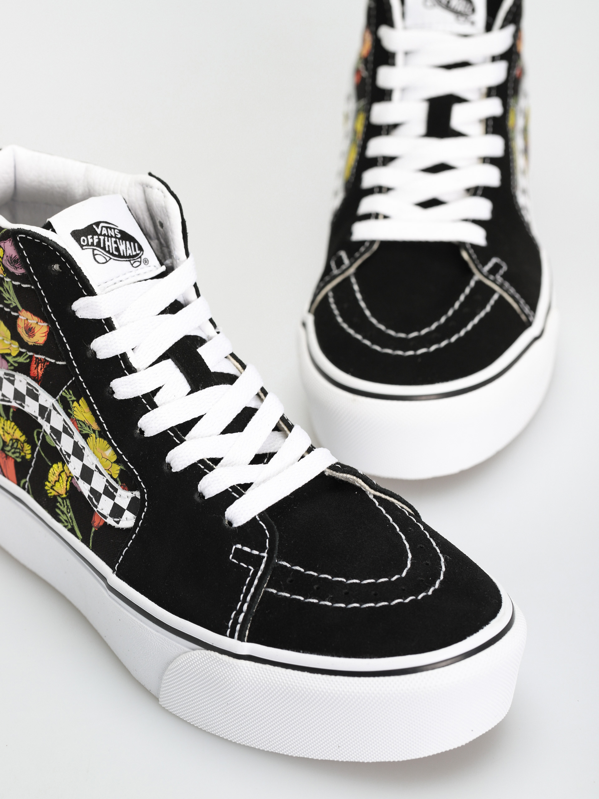 Vans Sk8 Hi Platform 2.0 Cipők (poppy checkerboard black/multi)