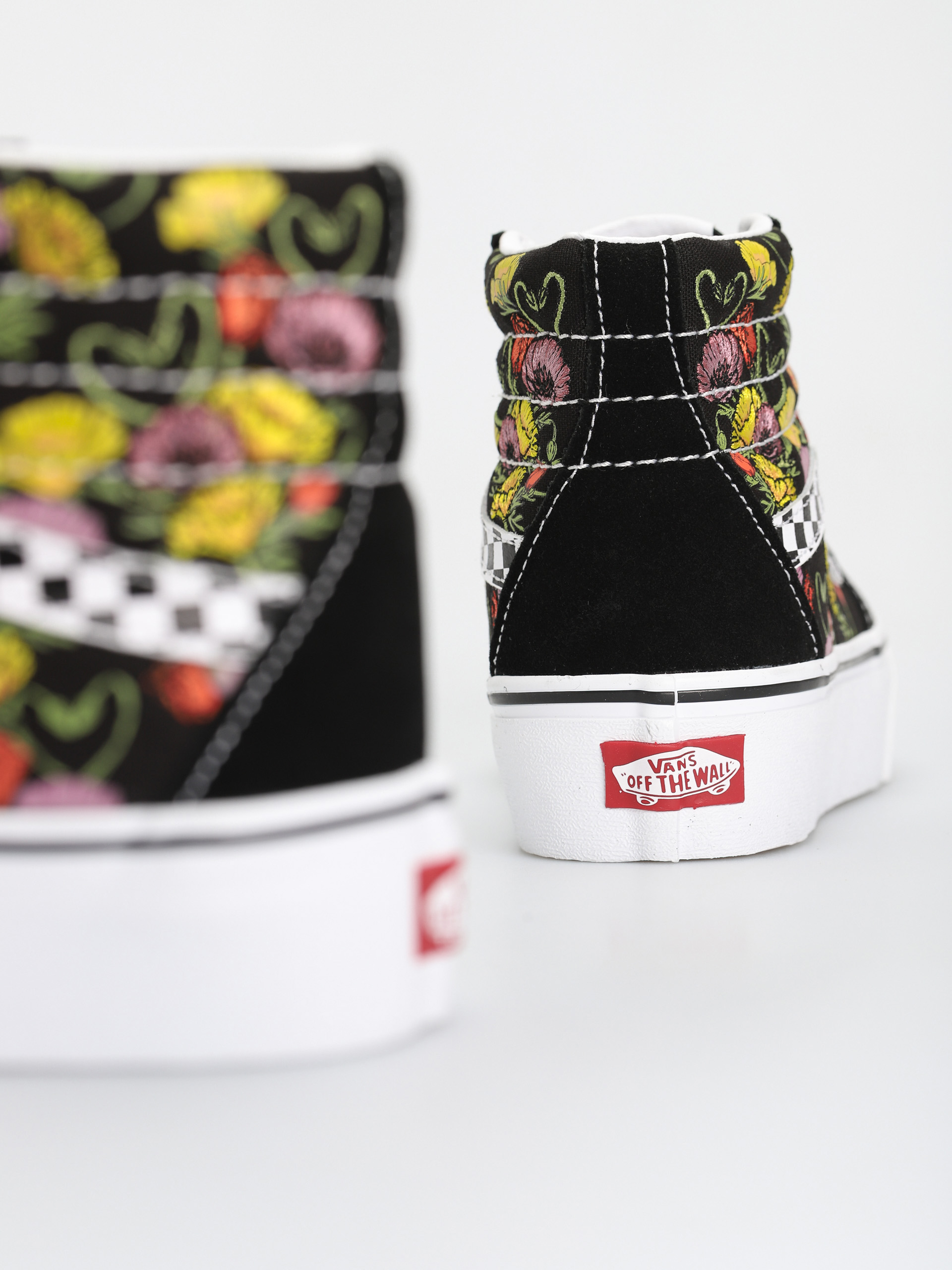 Vans Sk8 Hi Platform 2.0 Cipők (poppy checkerboard black/multi)