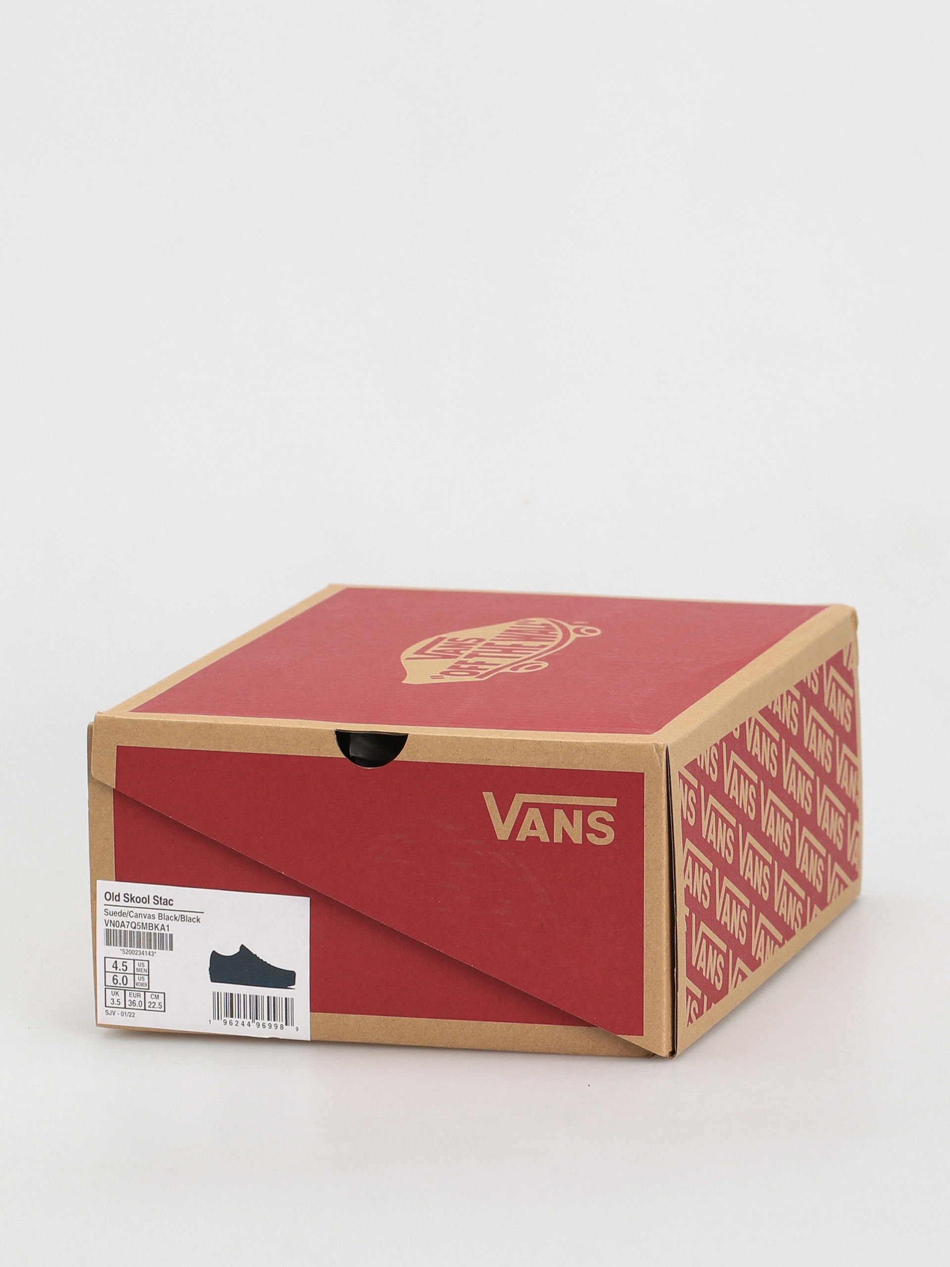 Vans Old Skool Stackform Cipők (suede/canvas black/black)