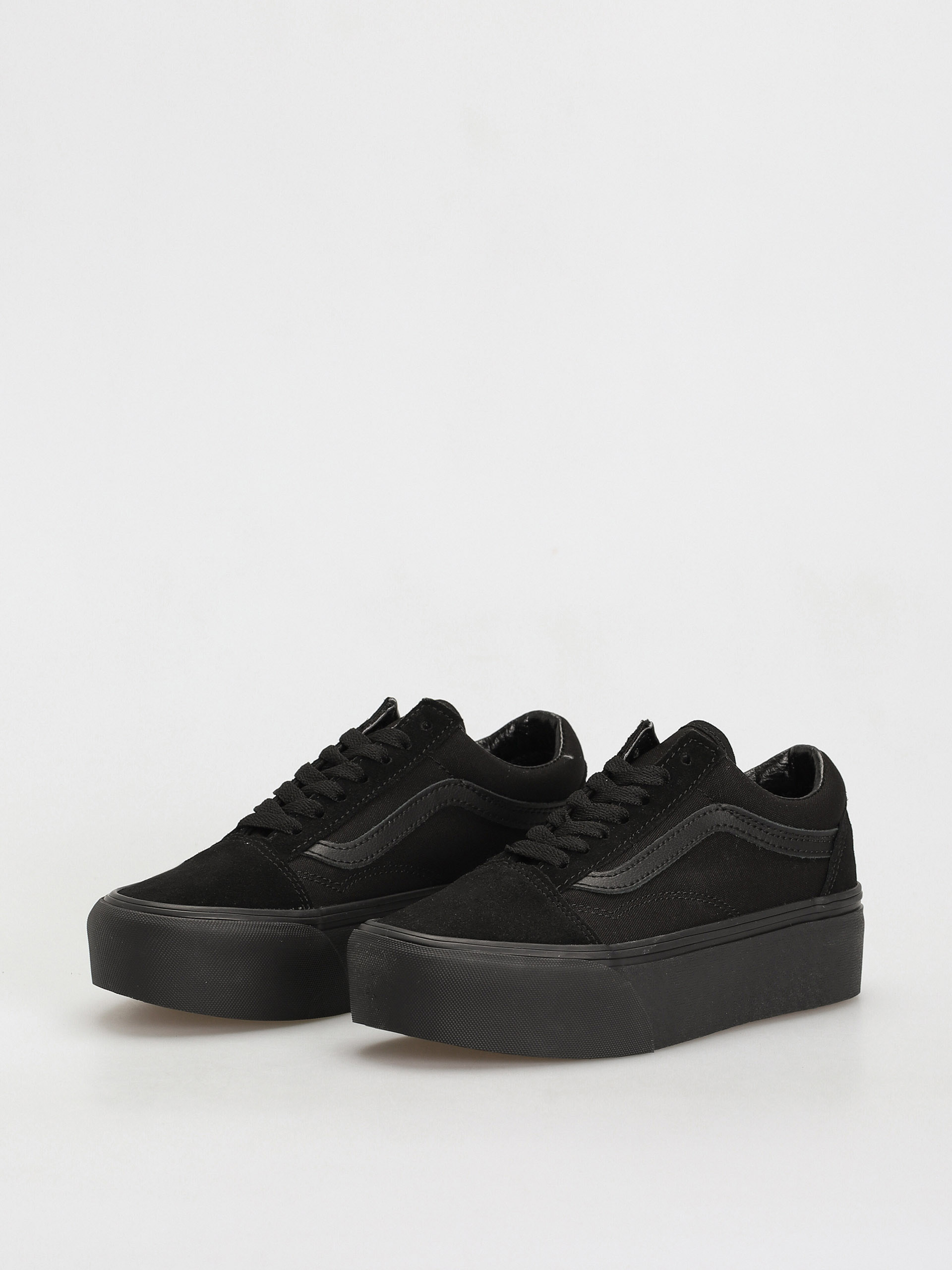 Vans Old Skool Stackform Cipők (suede/canvas black/black)