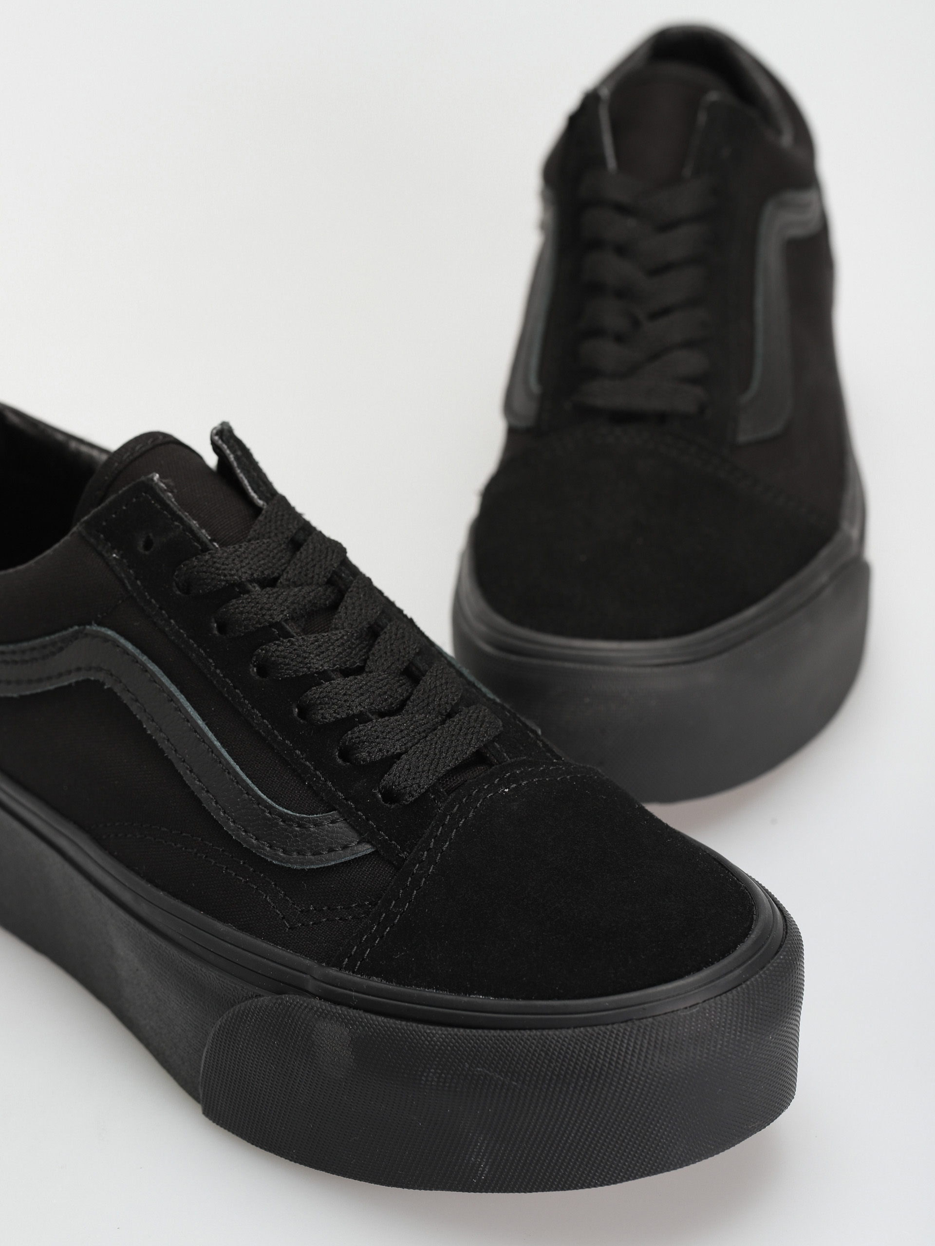 Vans Old Skool Stackform Cipők (suede/canvas black/black)